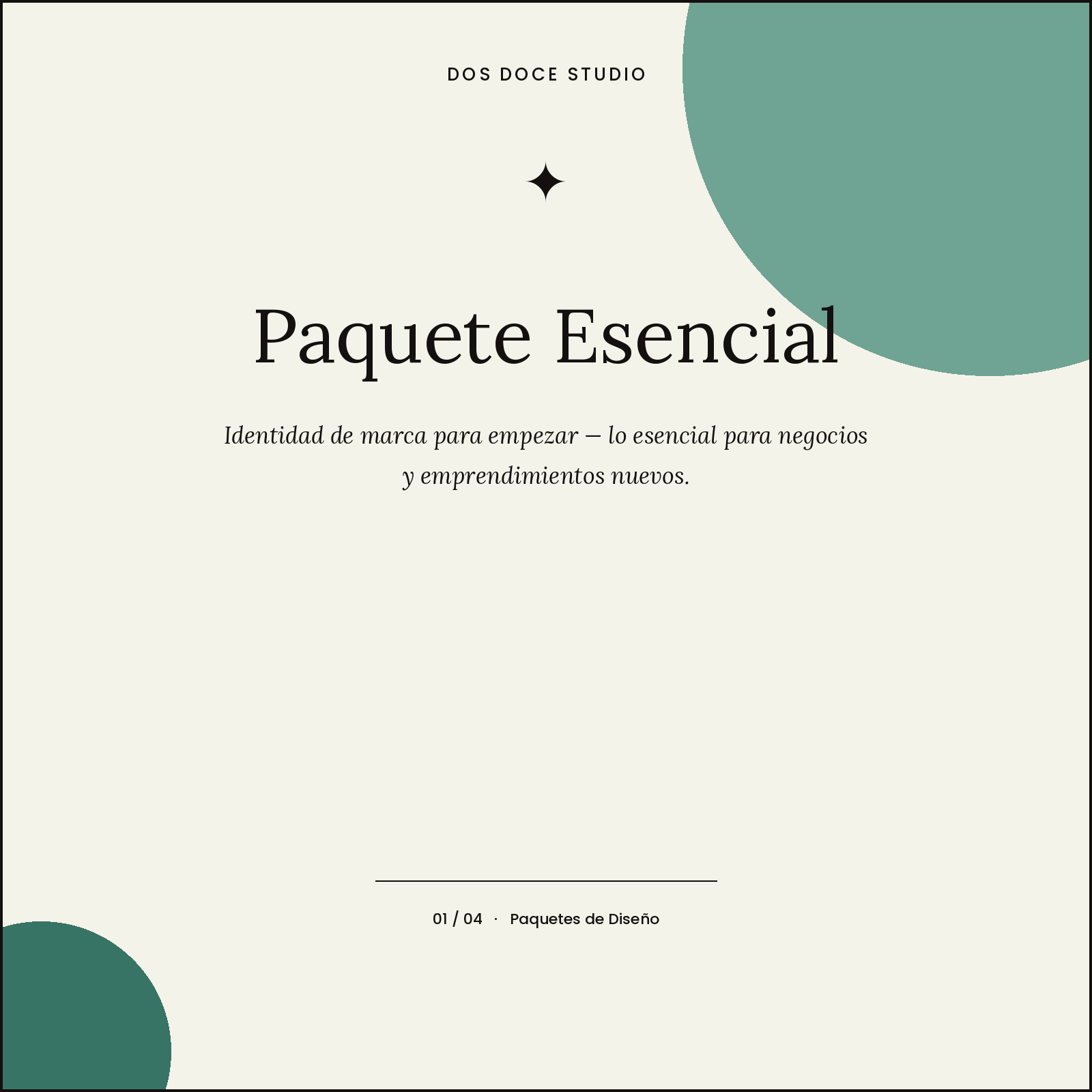 PAQUETE ESCENCIAL