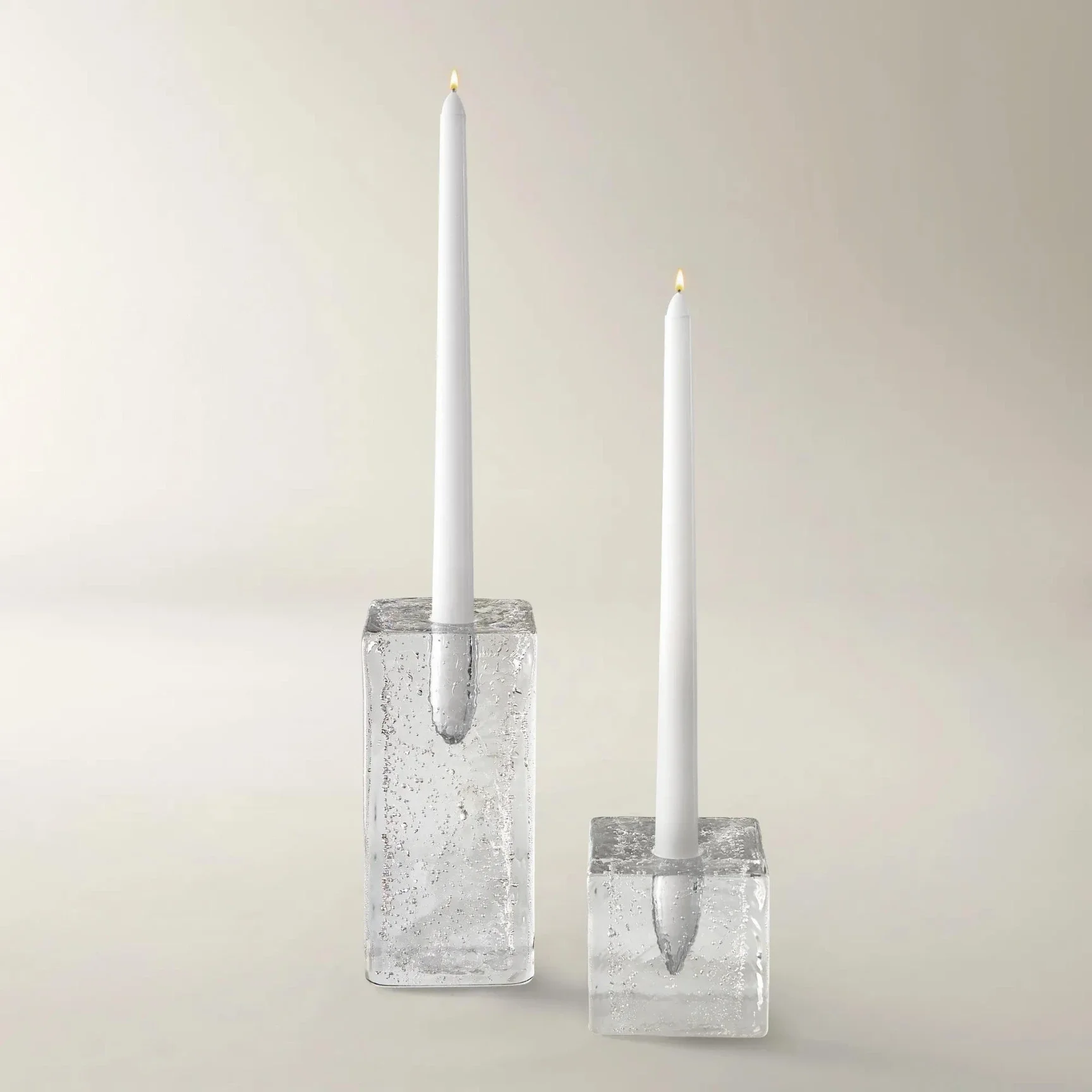 Icey Candle Holders