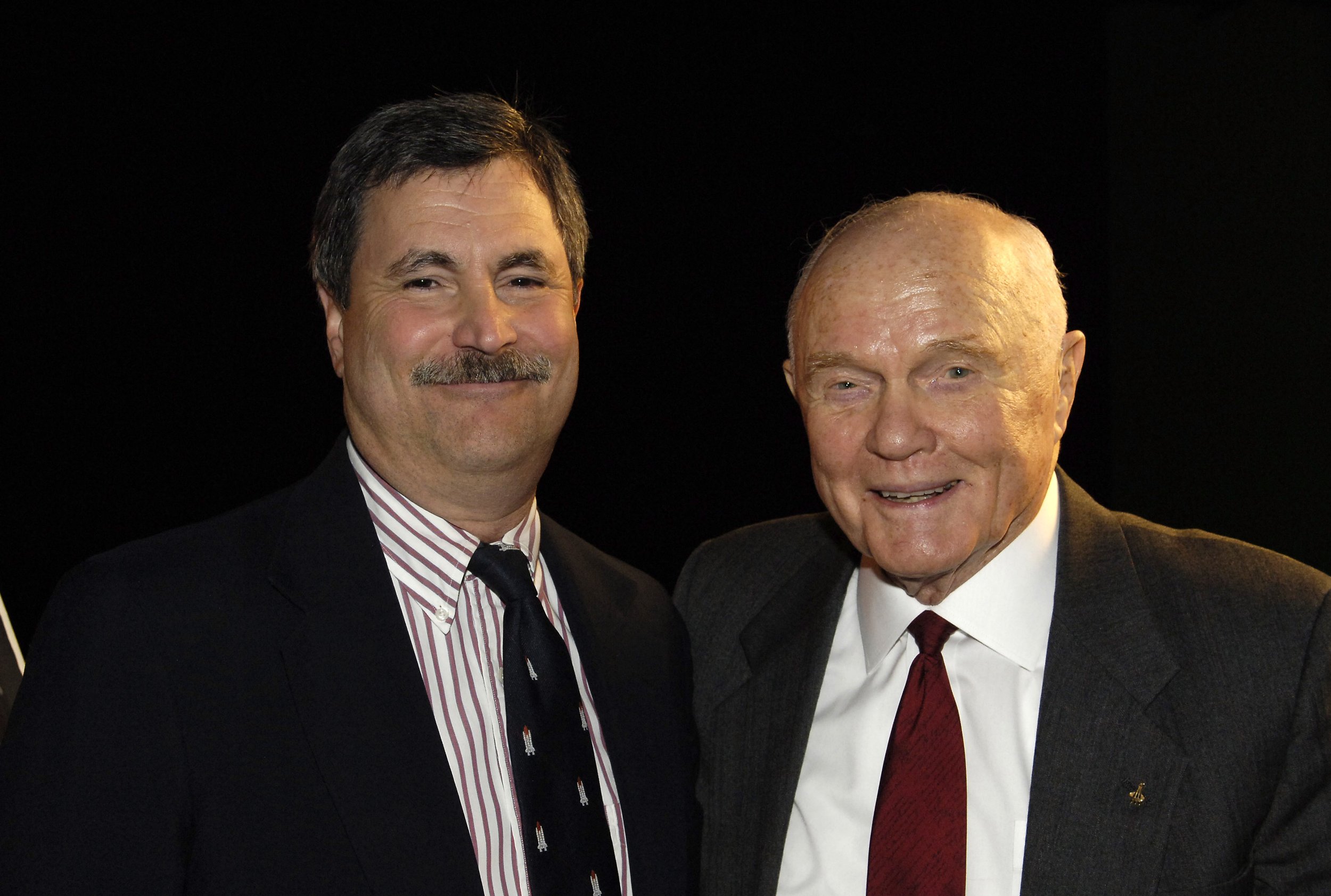 Al with John Glenn