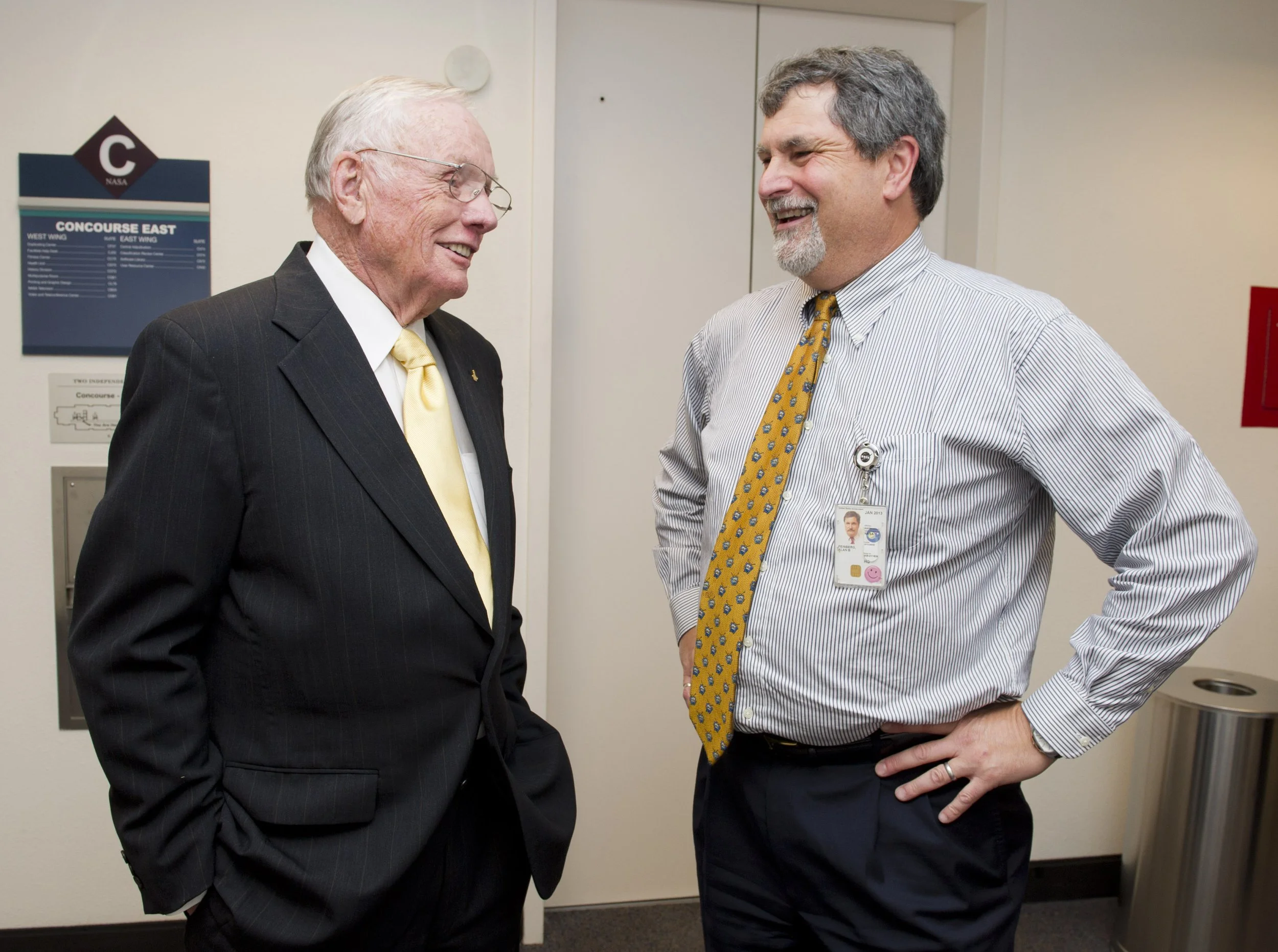 Al with Neil Armstrong