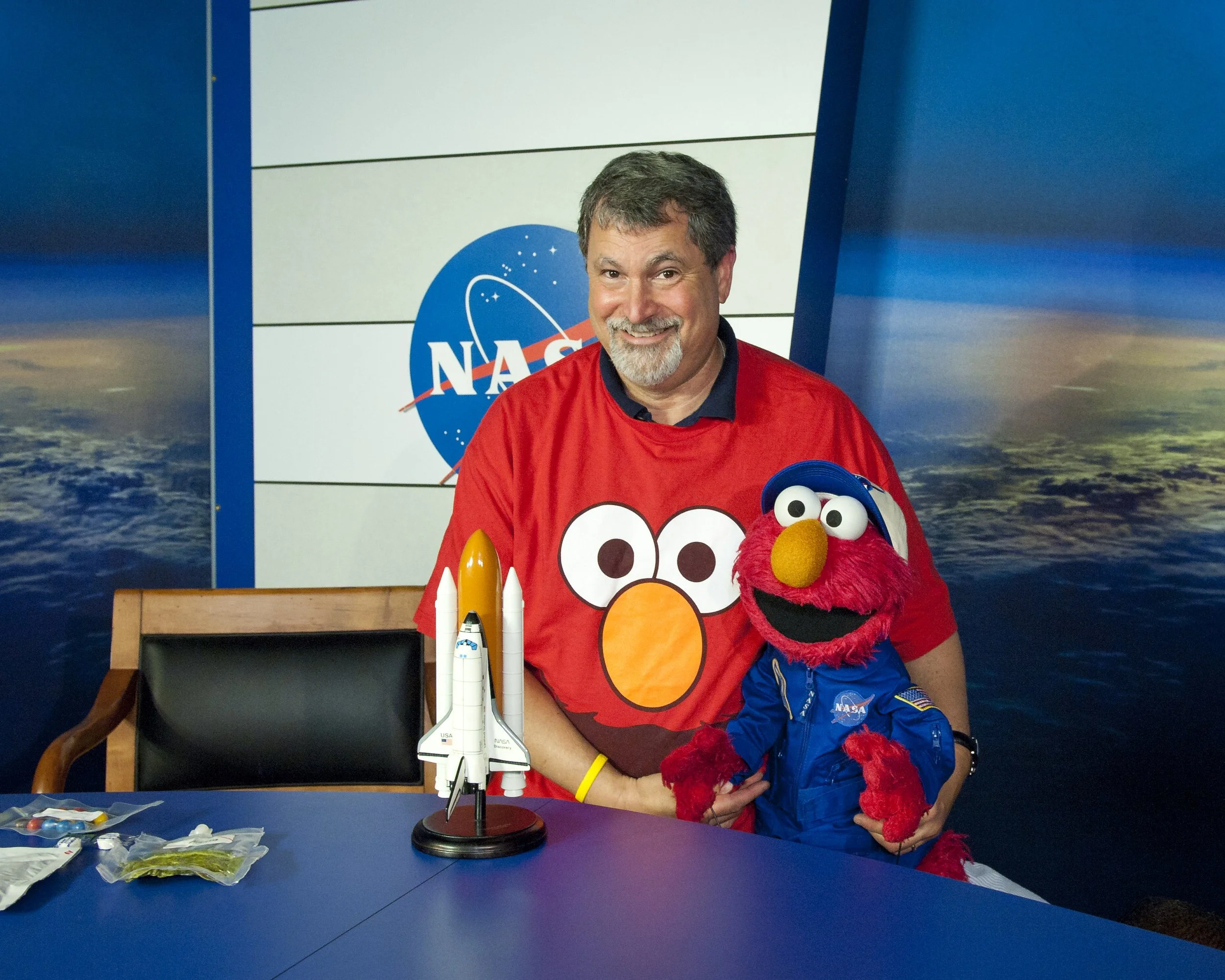 Al with Elmo.