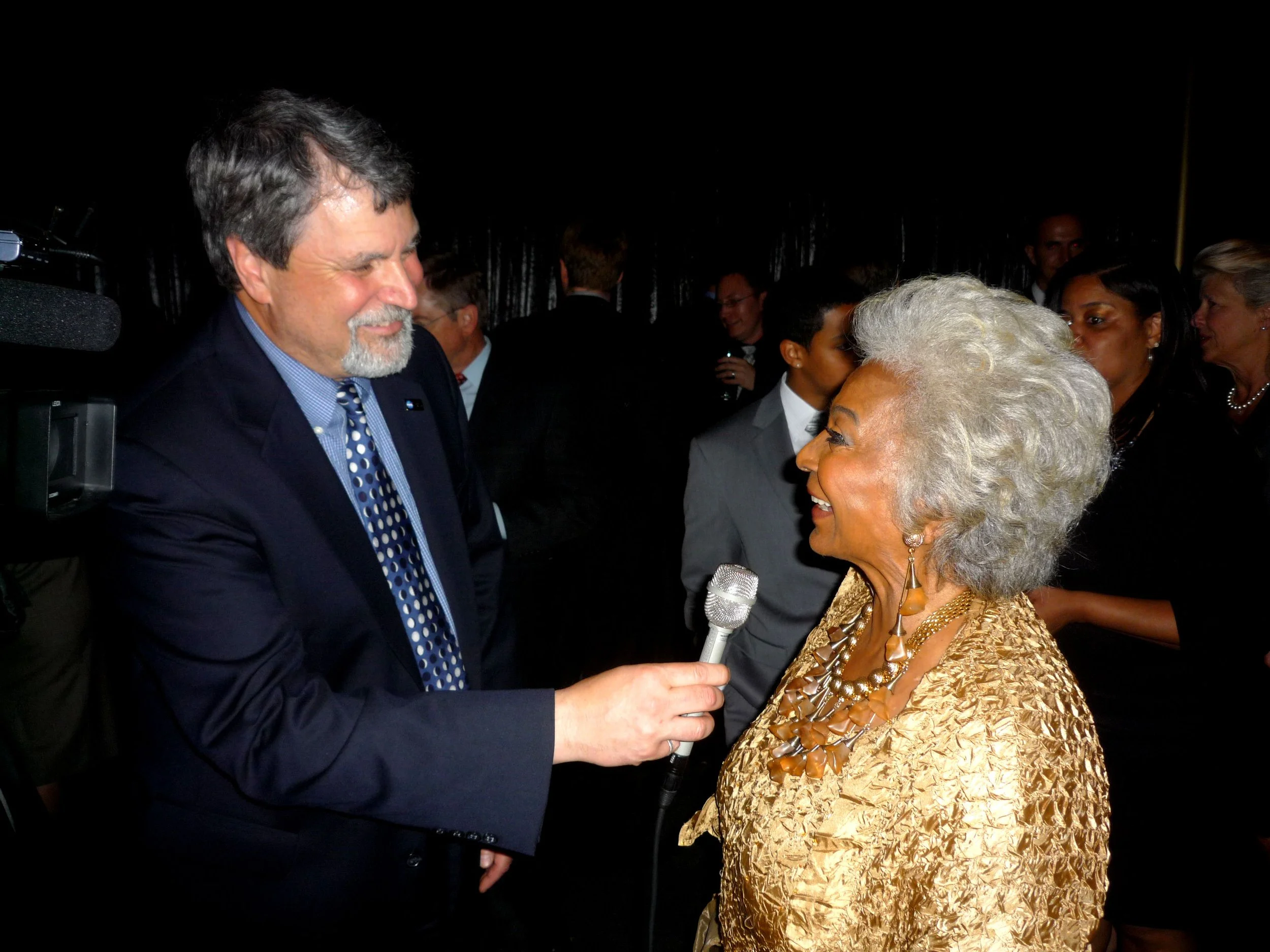 Al with Nichelle Nichols.