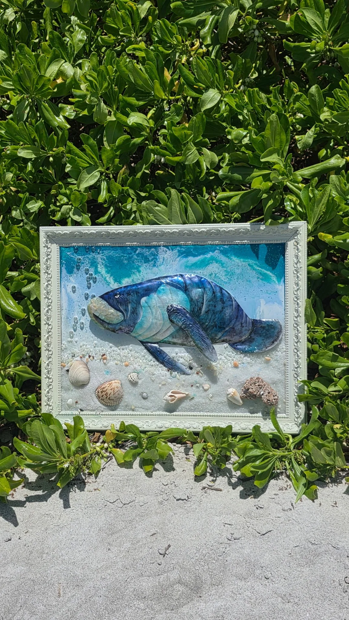 Walrus Coastal Resin Artwork