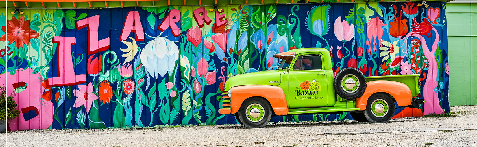 The Bazaar on Apricot and Lime