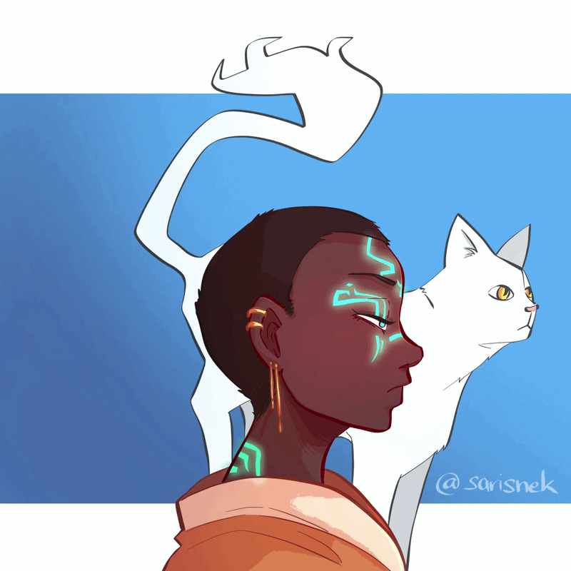 witch and cat.gif