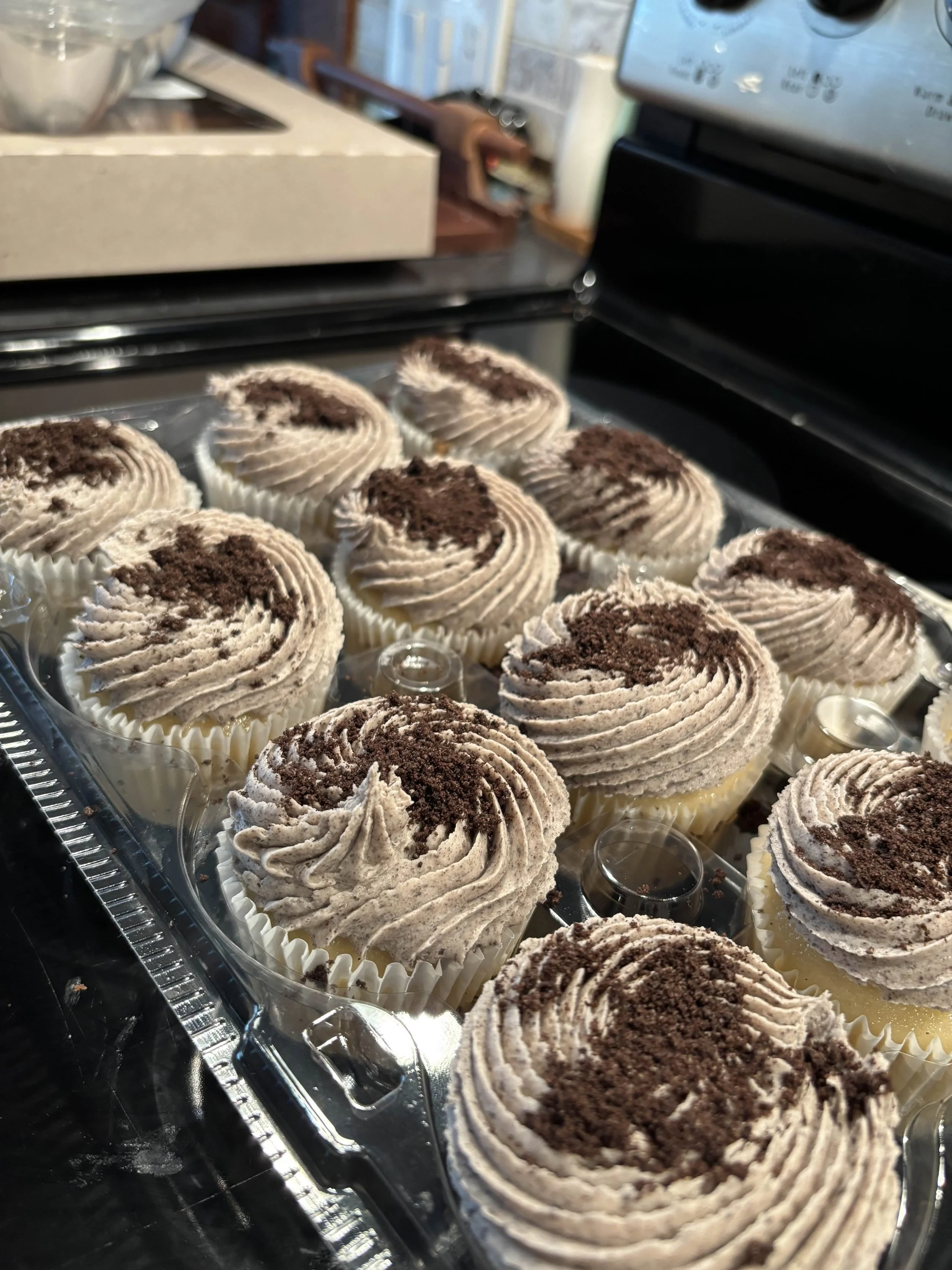 Vanilla with Cookies and Cream Buttercream