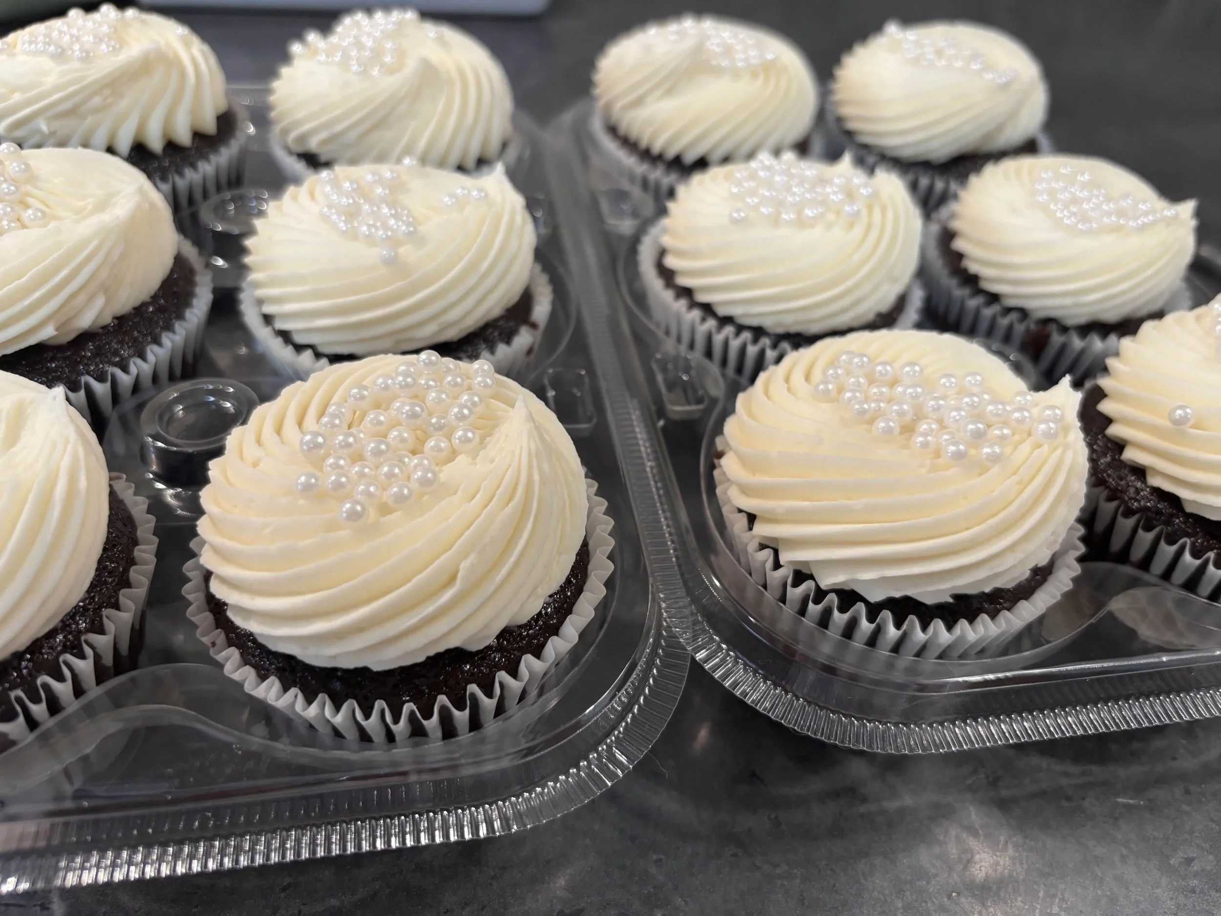 Chocolate with Vanilla buttercream