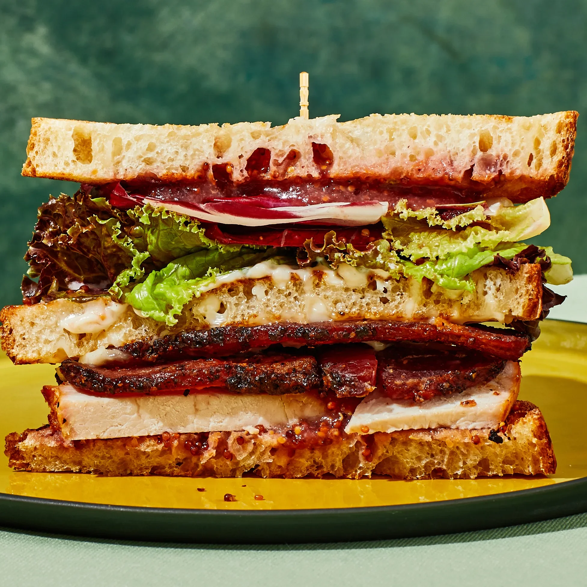 Thanksgiving Leftovers Turkey Club