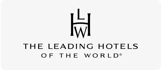 Logo of The Leading Hotels of the World, featuring stylized 'LHW' initials above the text.