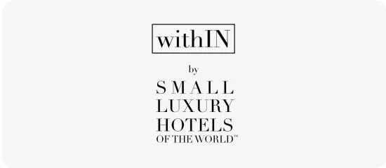 Book cover titled 'withIN' by Small Luxury Hotels of the World.