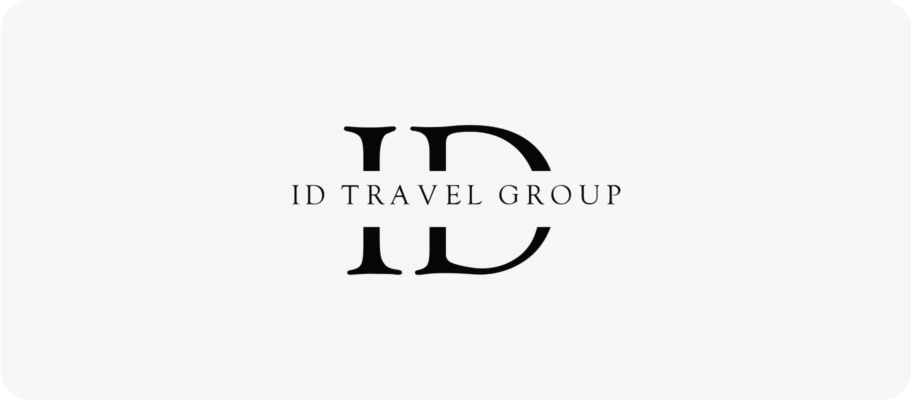 Logo for ID Travel Group featuring the initials 'ID' with the text 'ID Travel Group' below.