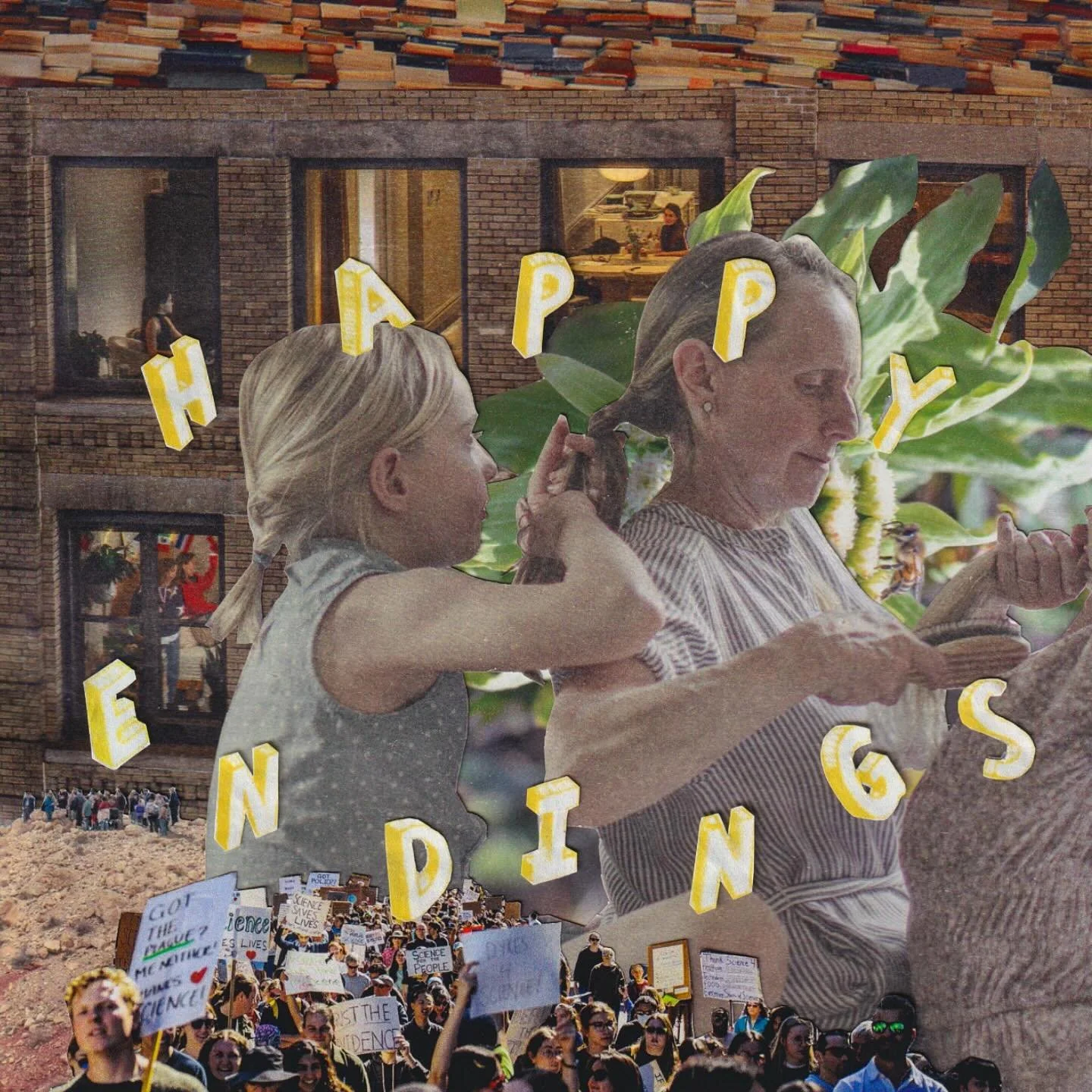 Tuesday! May 12th!
Happy Endings: It Takes a Village
☀️
It really do take a village: weird neighbors, small businesses, chosen family, child care, best friends, cleaners, builders, cookers, and somebody to get there early unlock the place and set up 