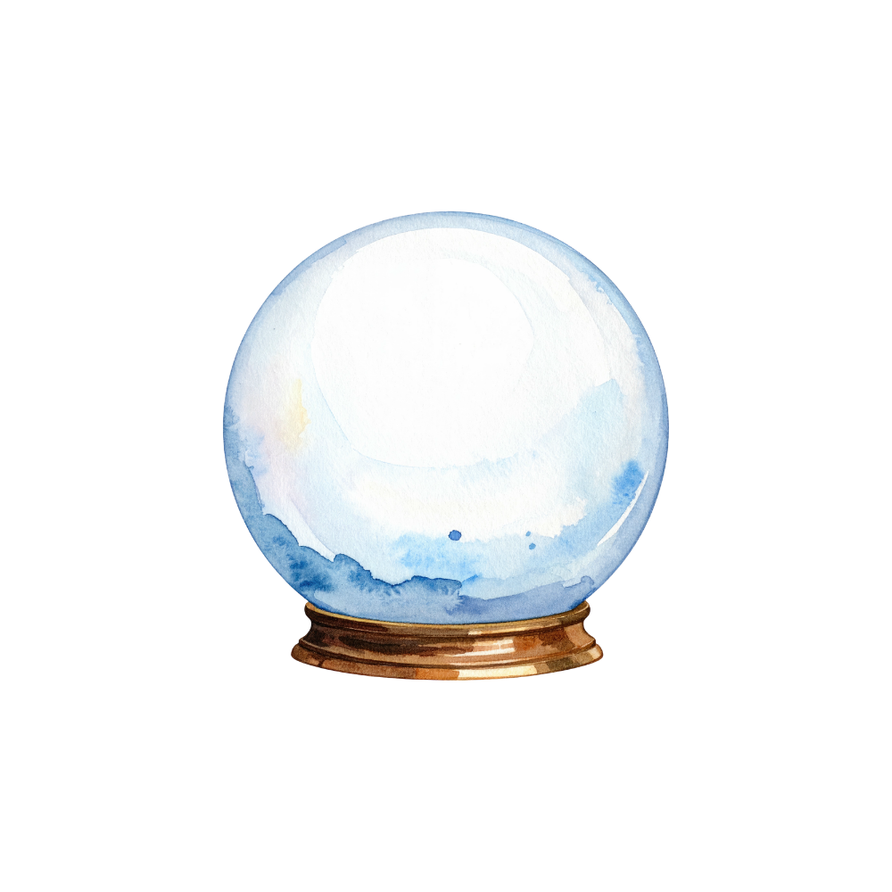 crystal ball illustration