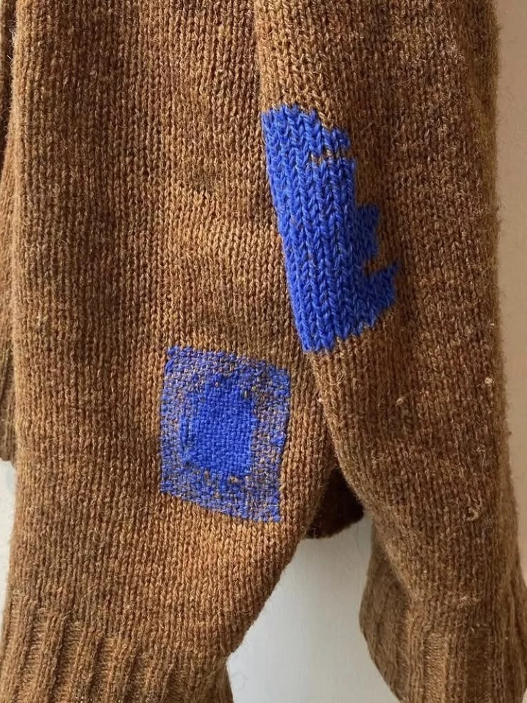Darning (left) and Reknitting (right)