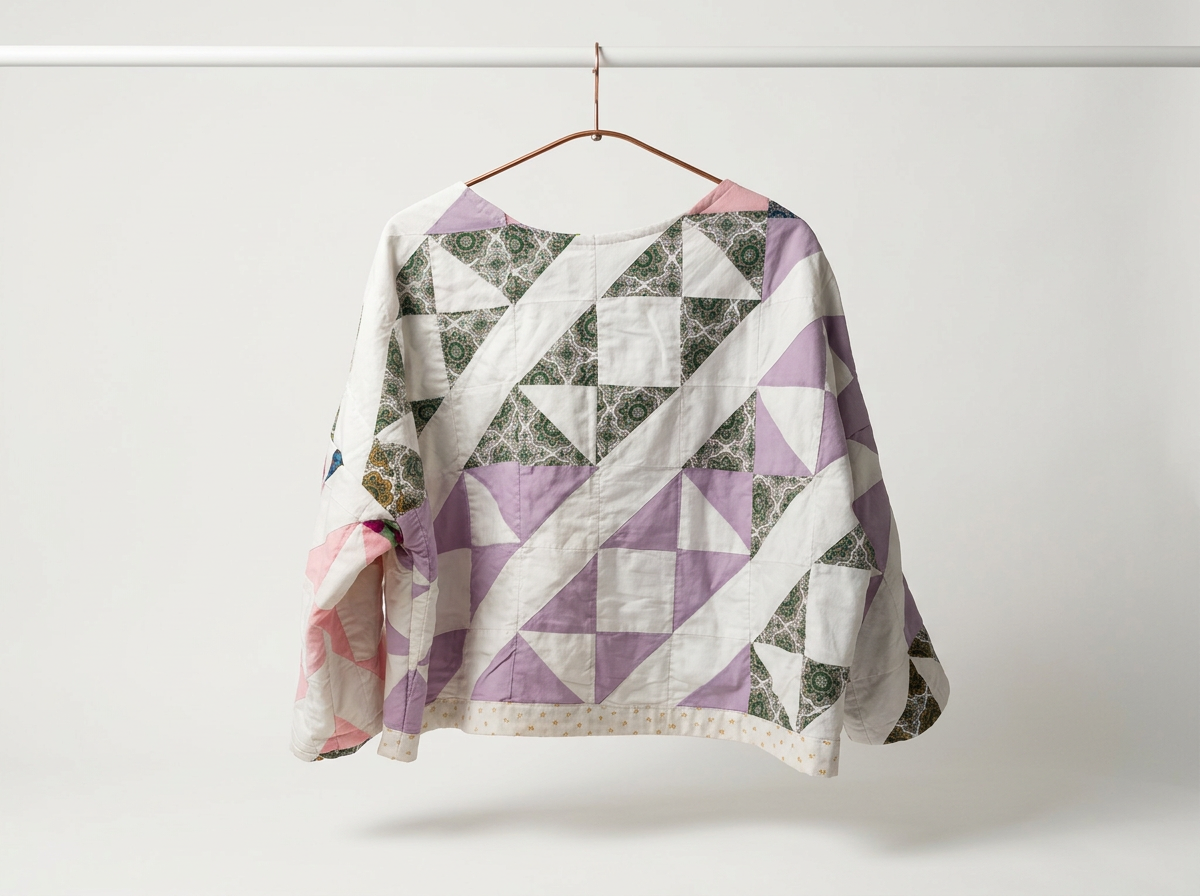 Upcycled Vintage Quilt Top