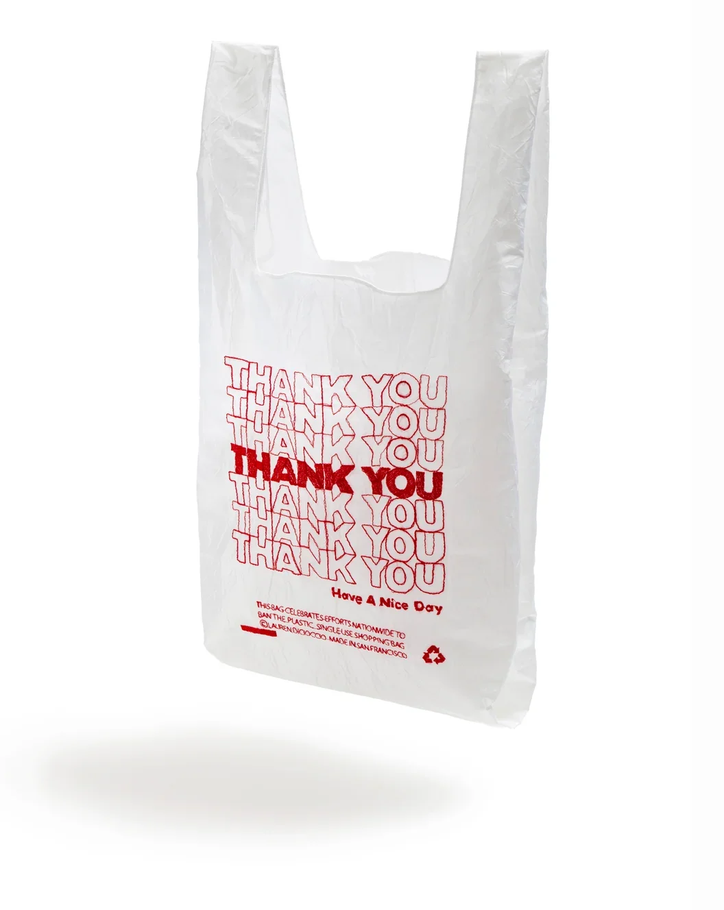 Lauren DiCioccio // Thank You Tote WHITE