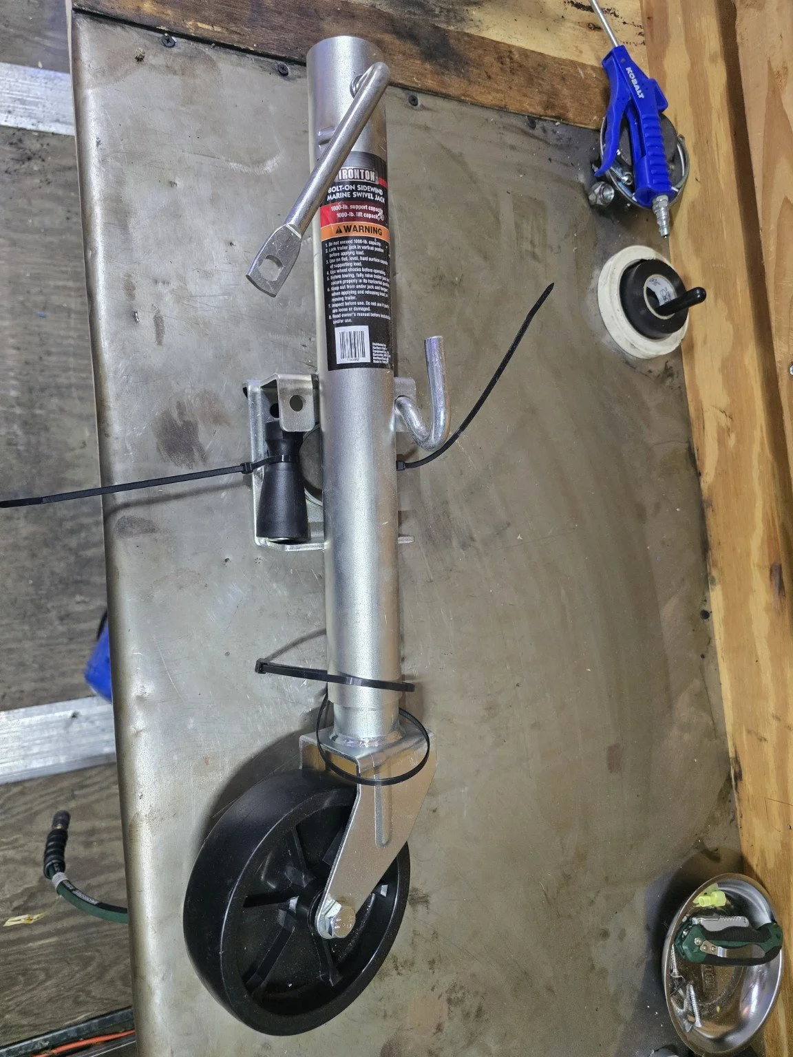 Ironton rolling weld-on jack