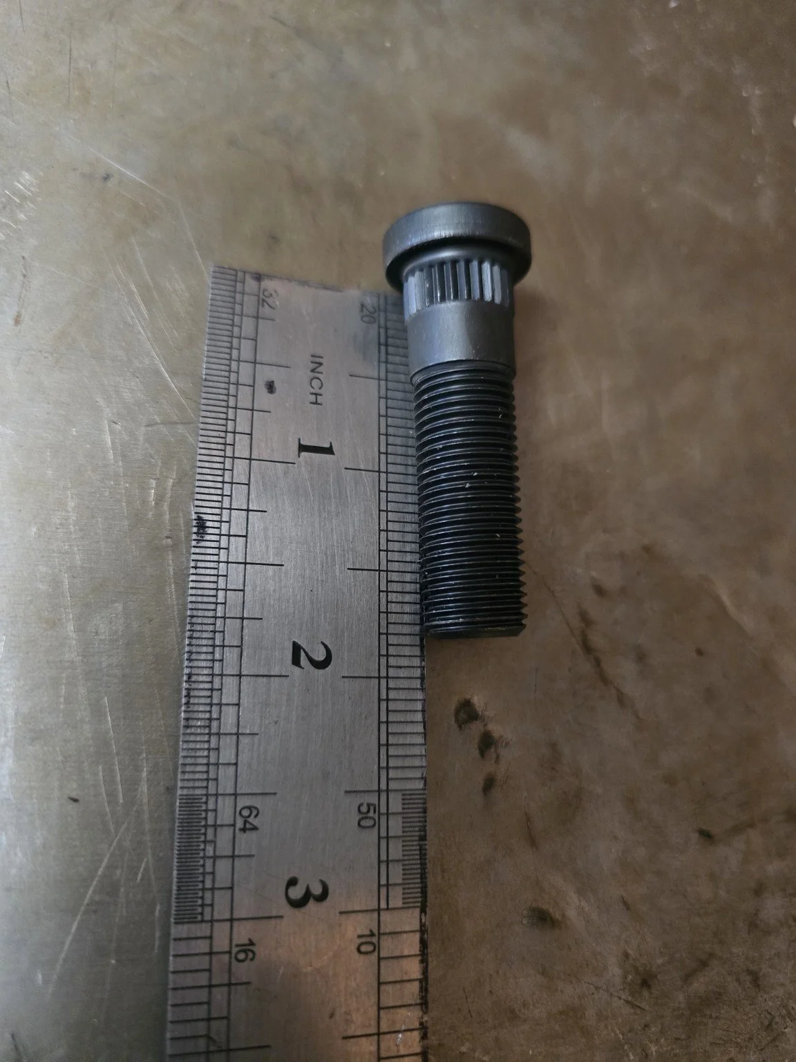 Drive in wheel stud 1/2 DIA 1-7/8 long