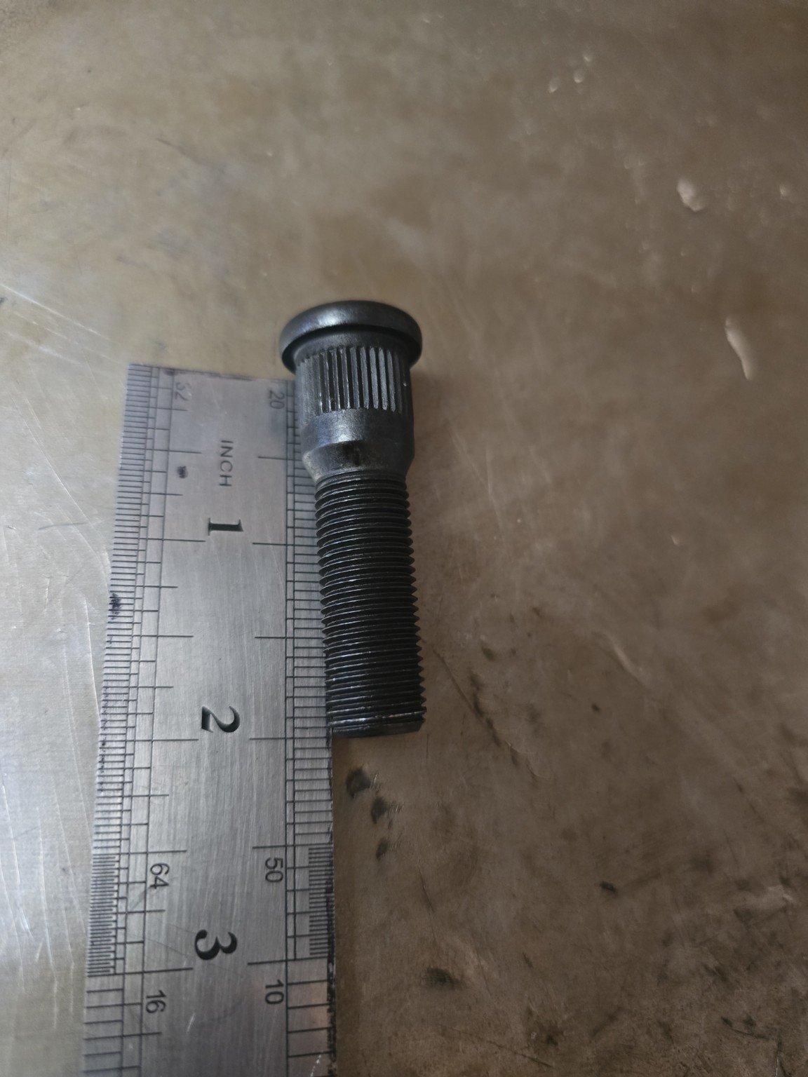 Wheel stud drive in  1/2"  DIA 1-13/16" long