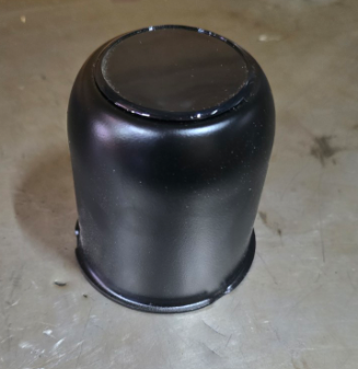 Black 3.25 Inch Open-End Center Cap 5-Lug