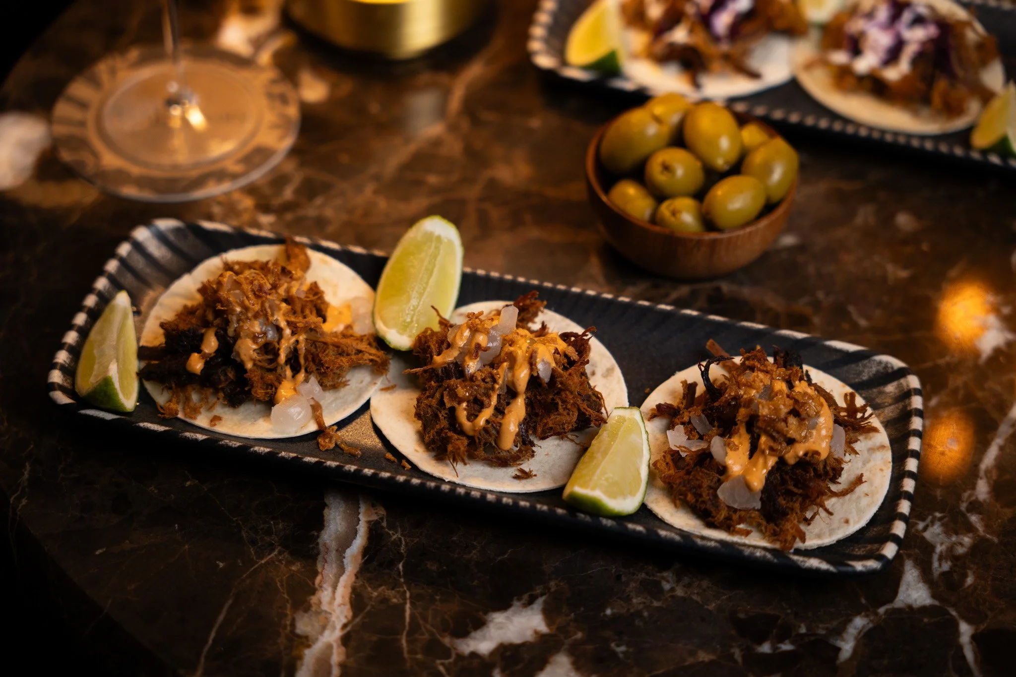 Creative food styling and photography for a restaurant menu