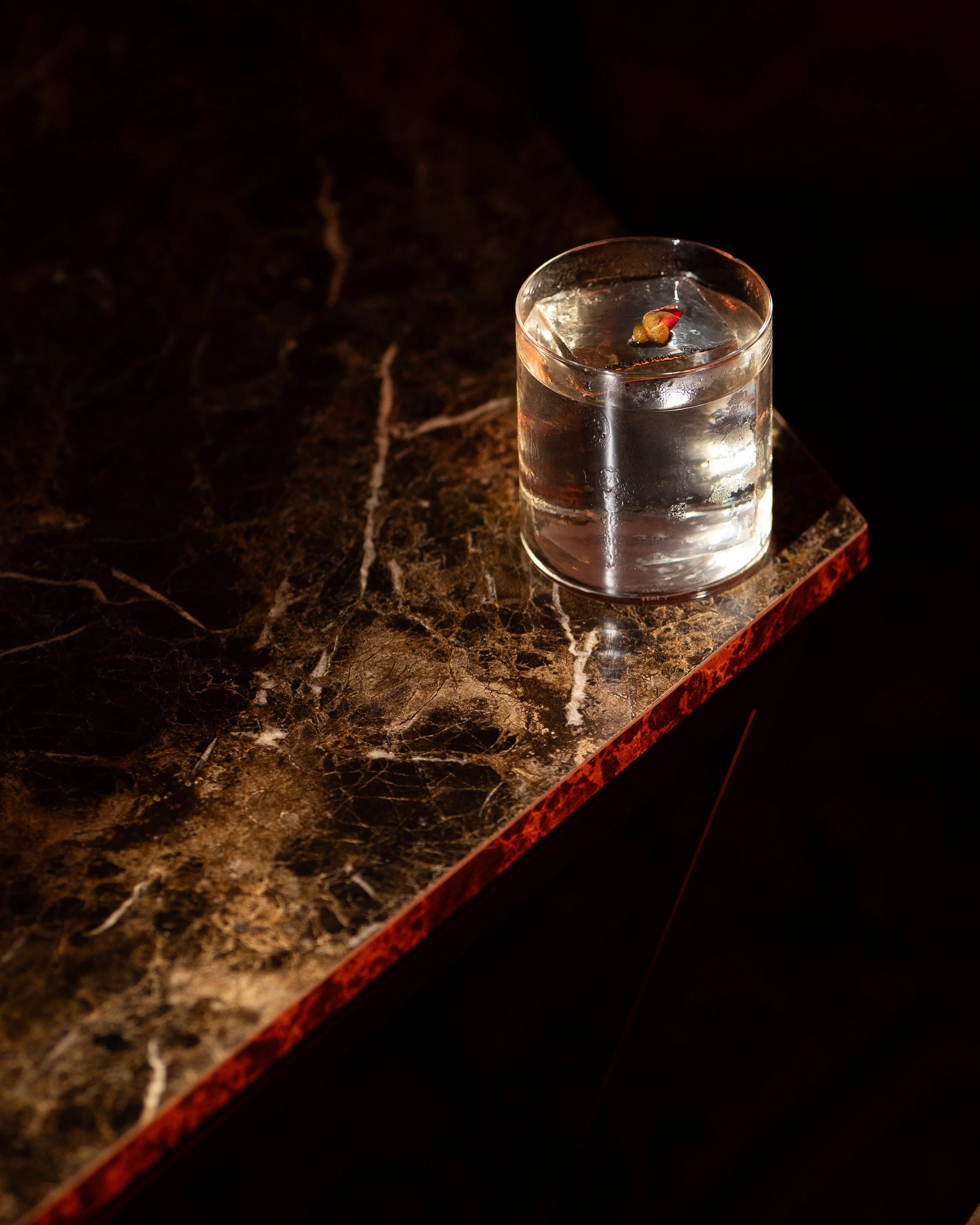 Commercial drinks photography showcasing an expertly crafted cocktail for hospitality brands in Malta.