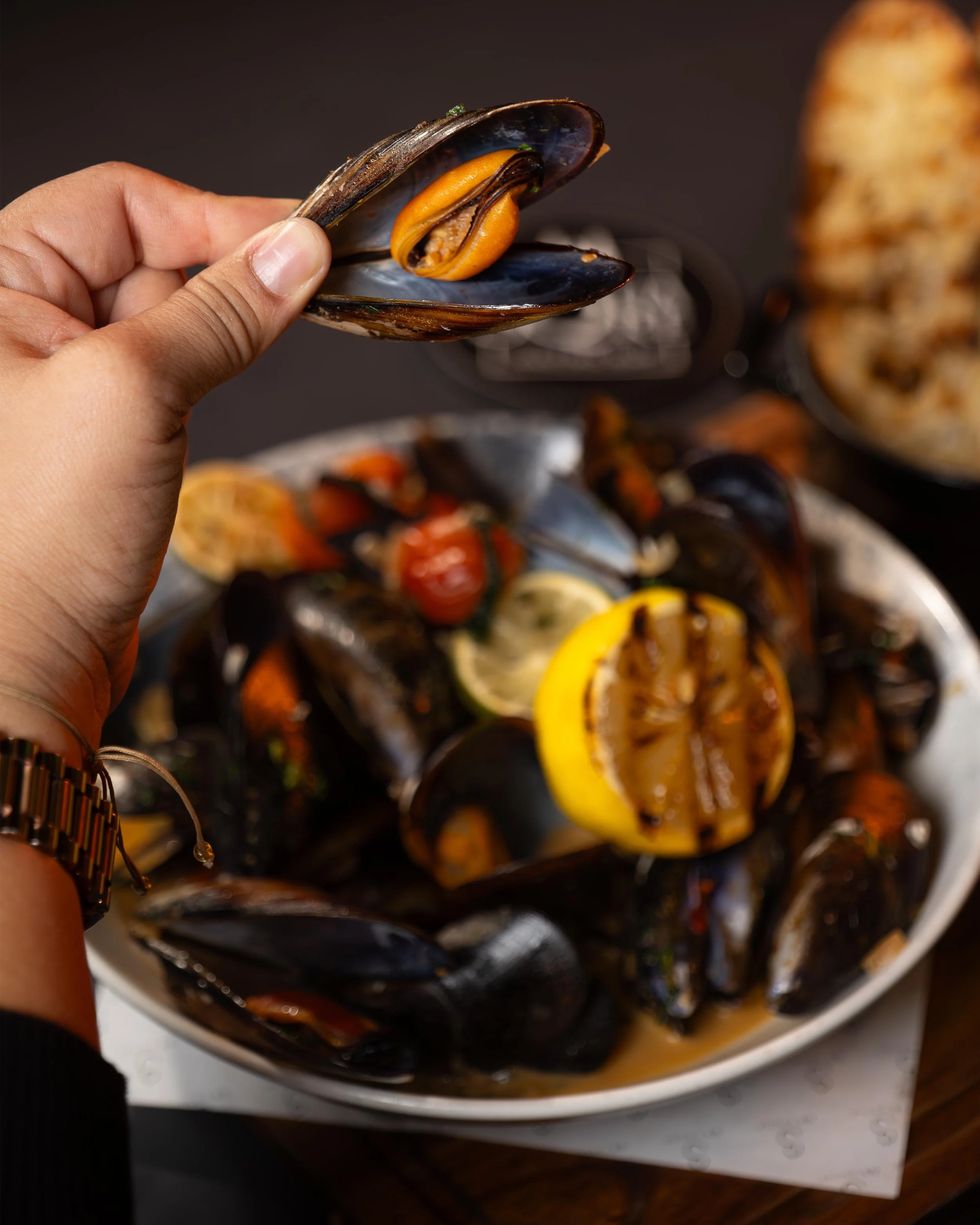 Fine dining food photography highlighting restaurant presentation and details