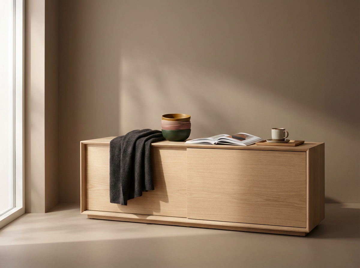 White Oak Credenza
