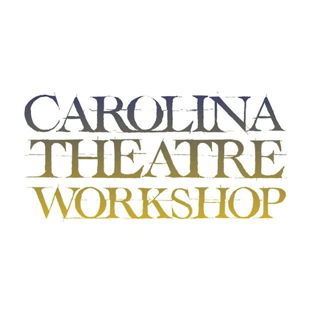 Logo for Carolina Theatre Workshop with text in three colors: purple, gold, and green.