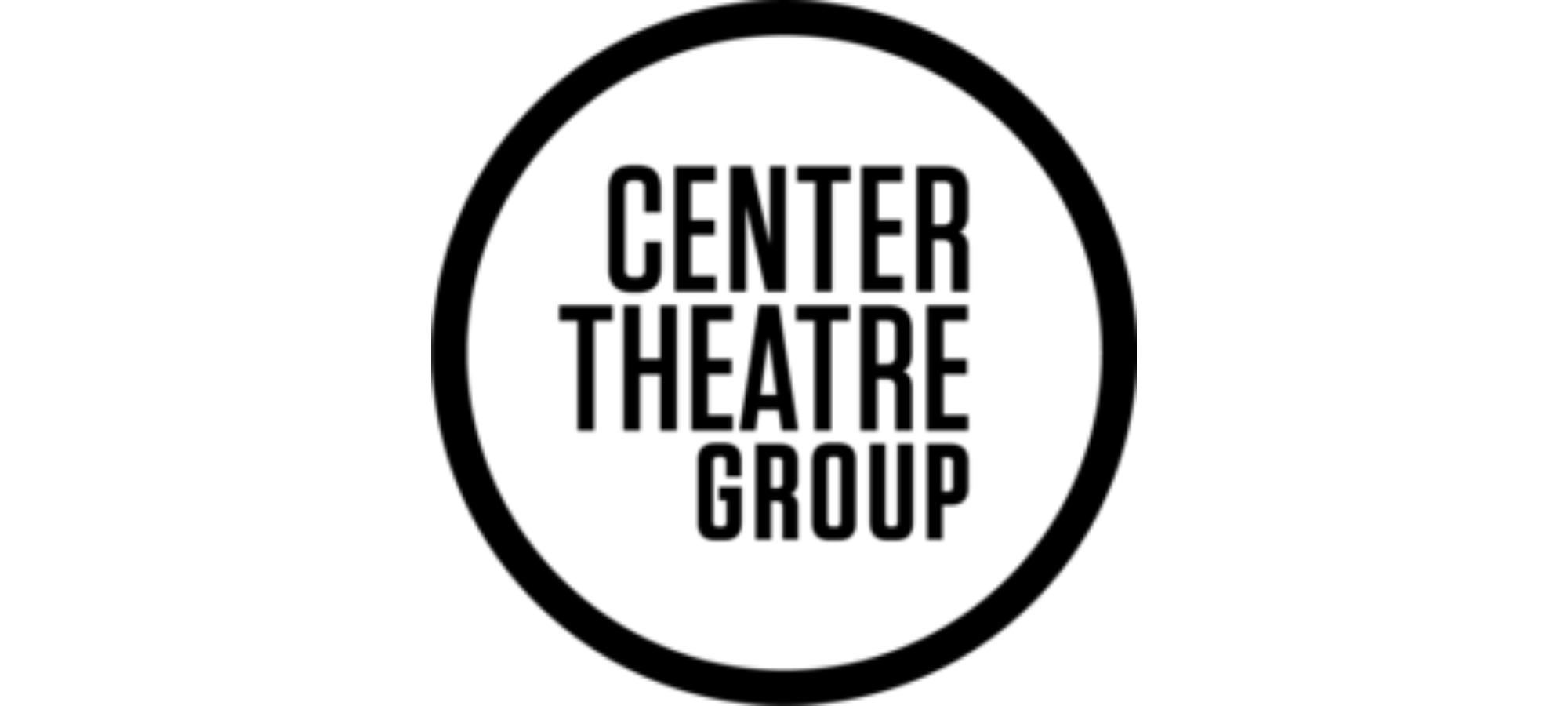 Black and white circular logo with the text 'CENTER THEATRE GROUP' inside.