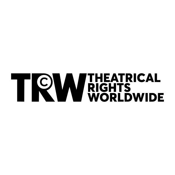 Logo of Theatrical Rights Worldwide with the initials TRW and the full name written beside.