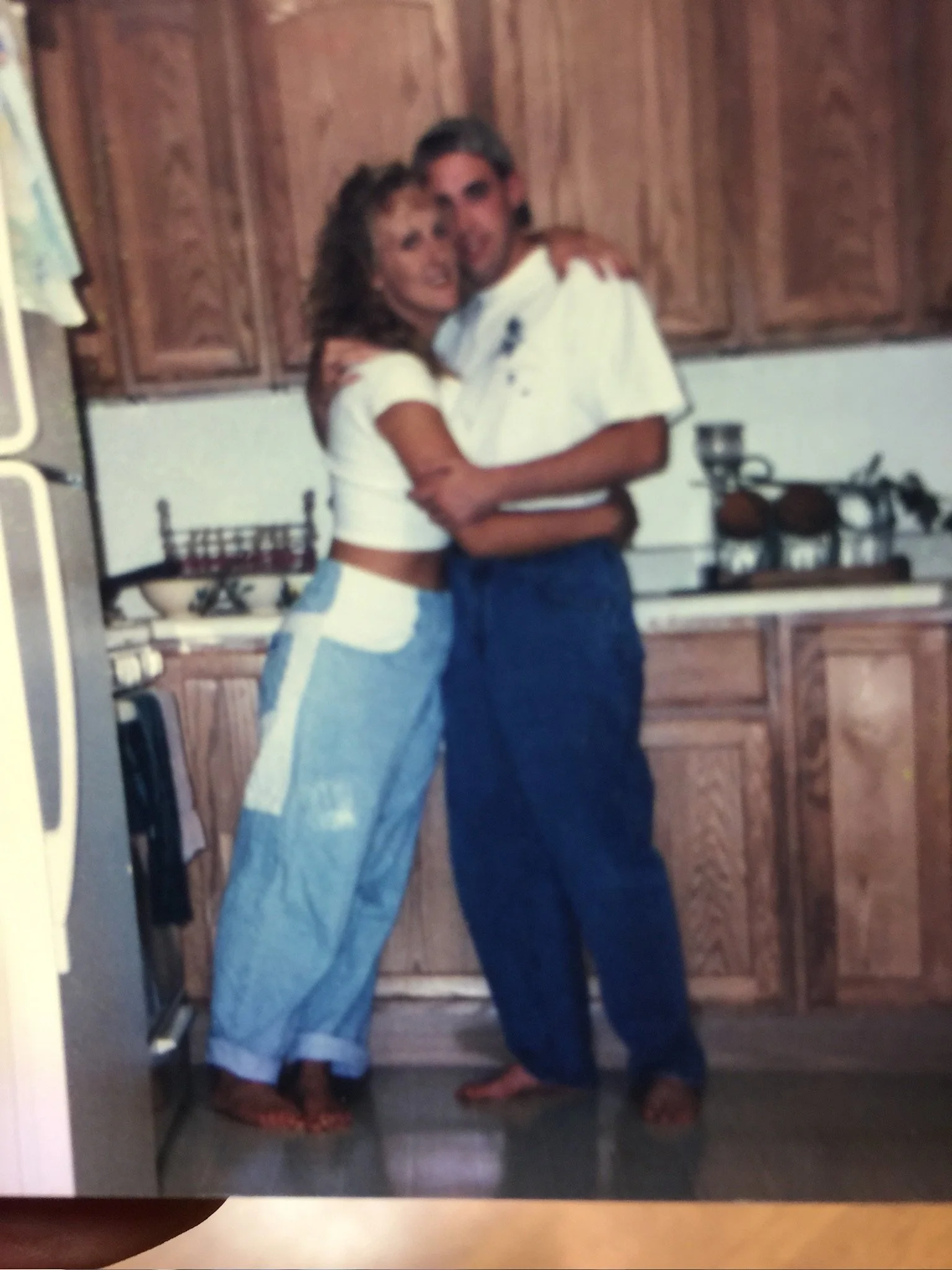 Adam and Stacy when they were dating.