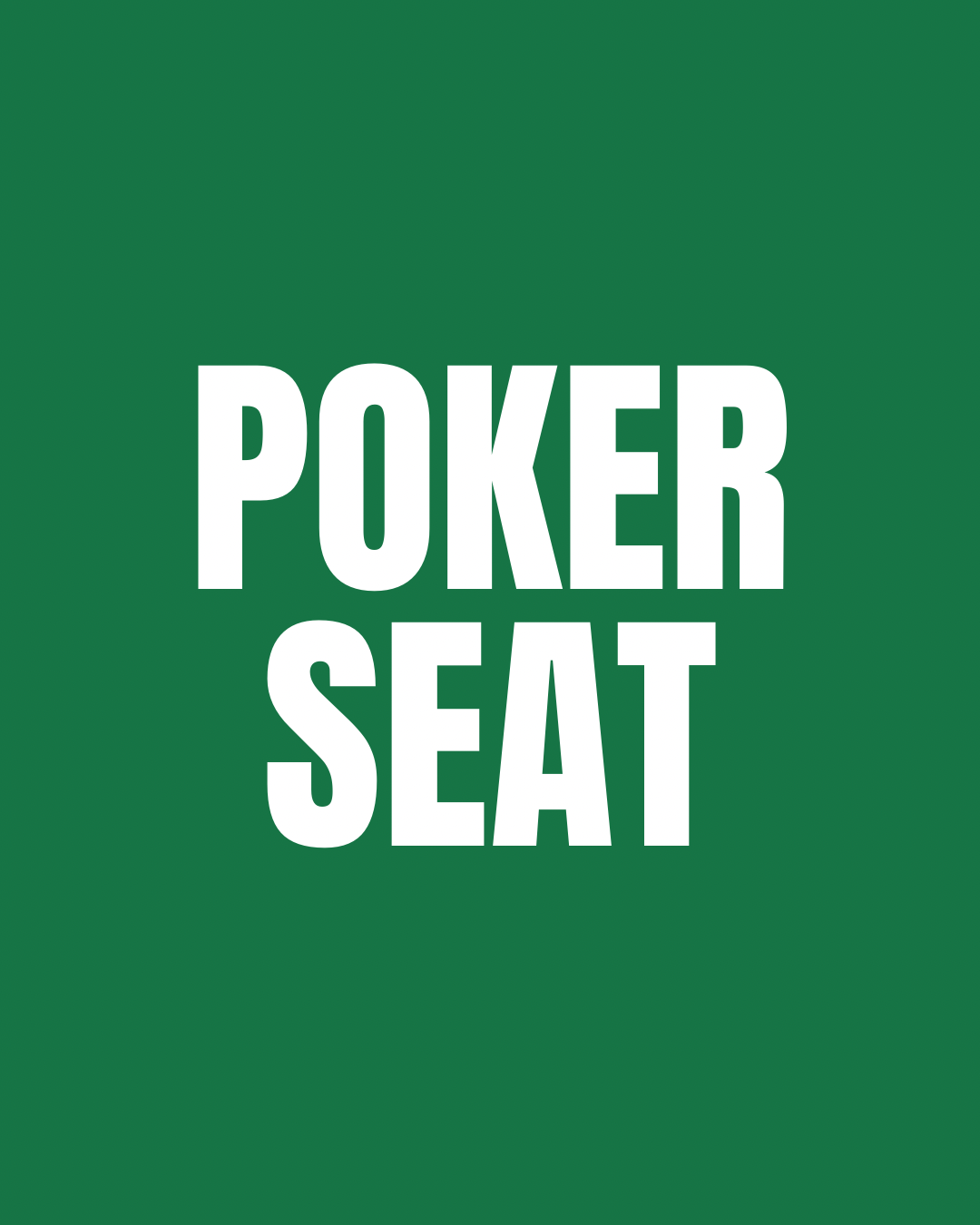 Poker & Bingo Night (POKER SEAT)