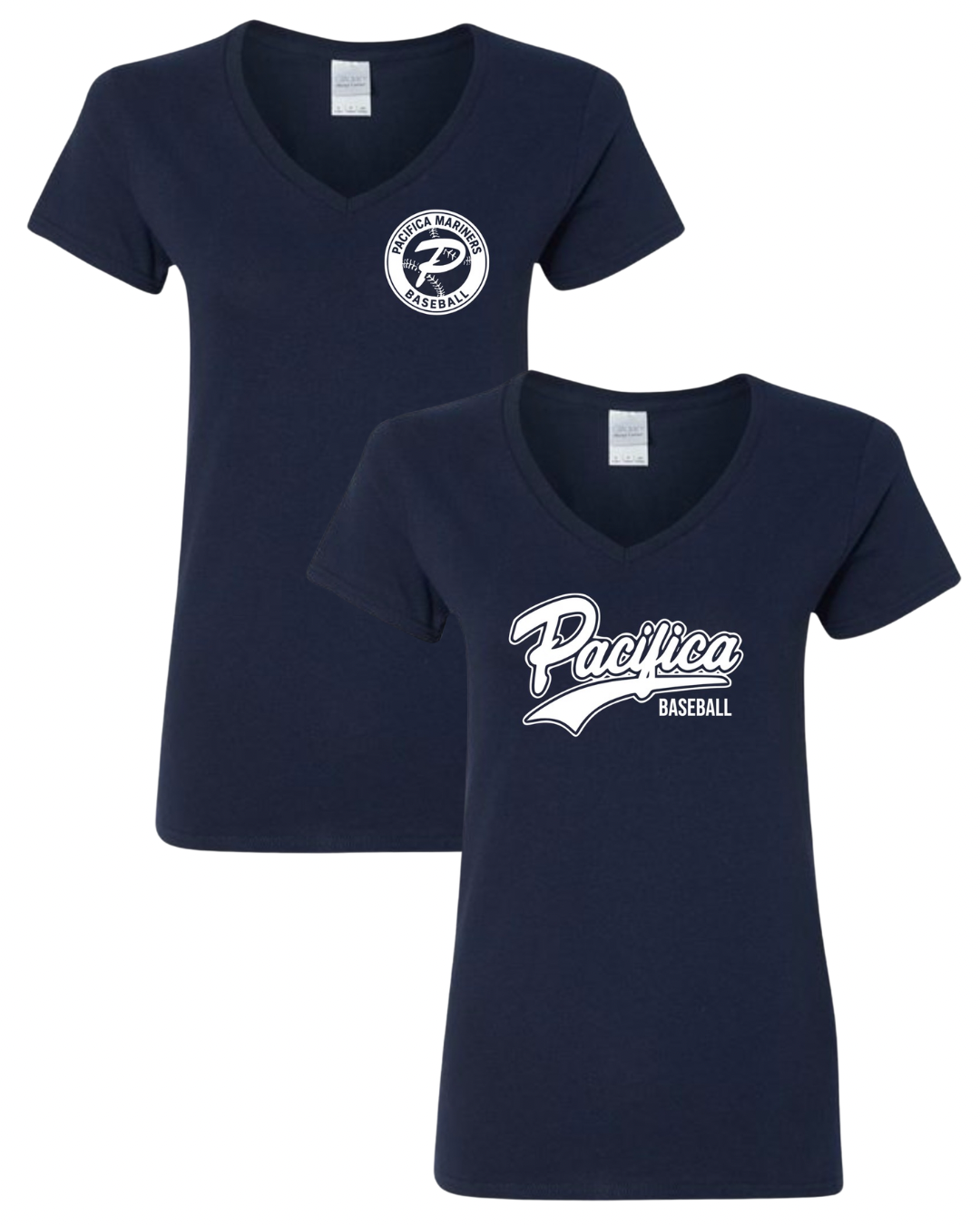 Navy Women's V-Neck