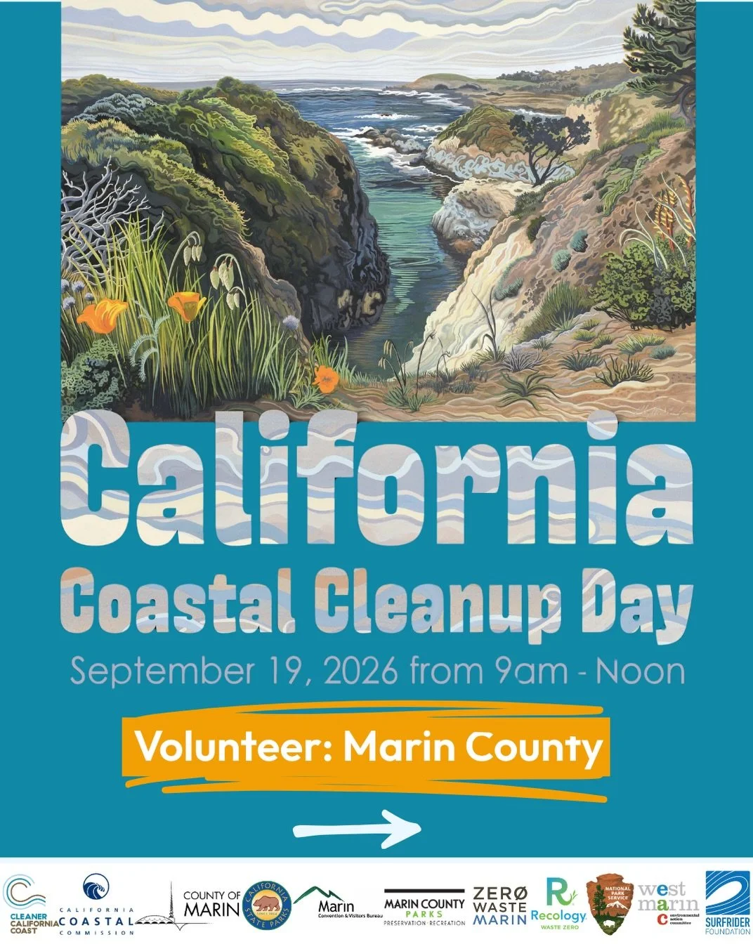 Coastal Cleanup Day is Saturday, September 19th. Have you chosen your cleanup site yet? Learn more and register for events near you through the links in our bio!

The @thecaliforniacoast has led California Coastal Cleanup efforts for the last 40 year
