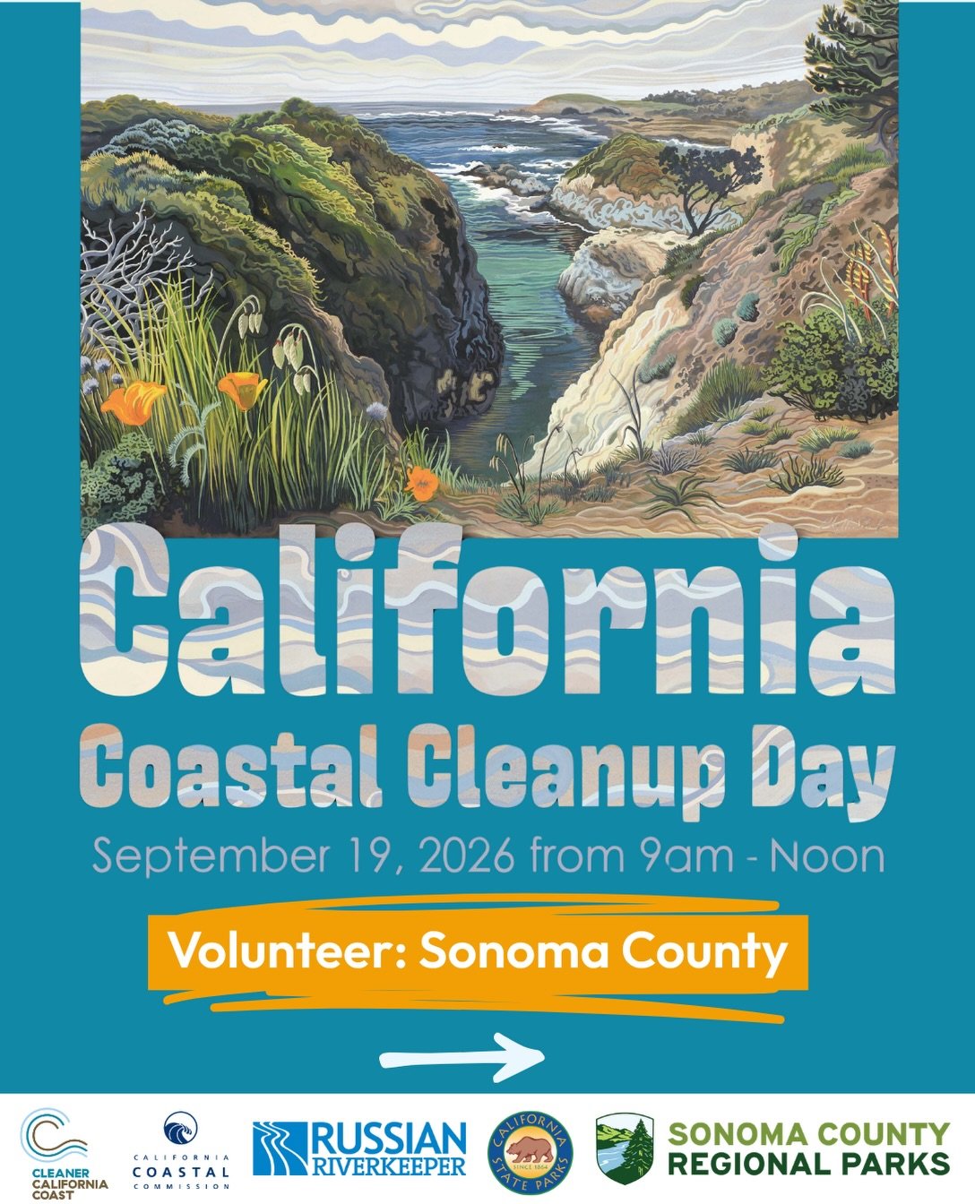 Coastal Cleanup Day is Saturday, September 19th. Have you chosen your cleanup site yet? Learn more and register for events near you through the links in our bio!

The @thecaliforniacoast has led California Coastal Cleanup efforts for the last 40 year