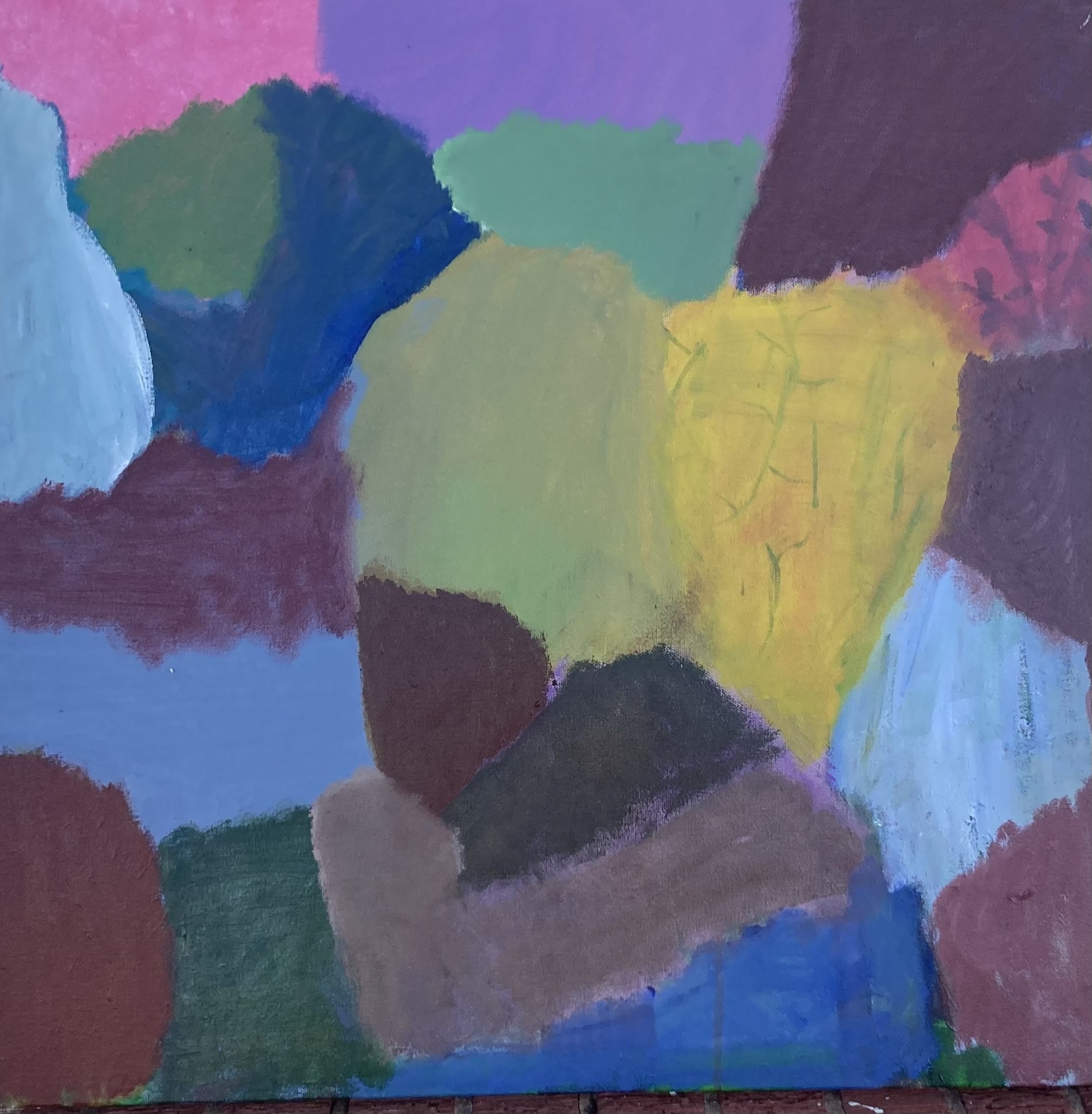 Abstract Winter 24 x 24"