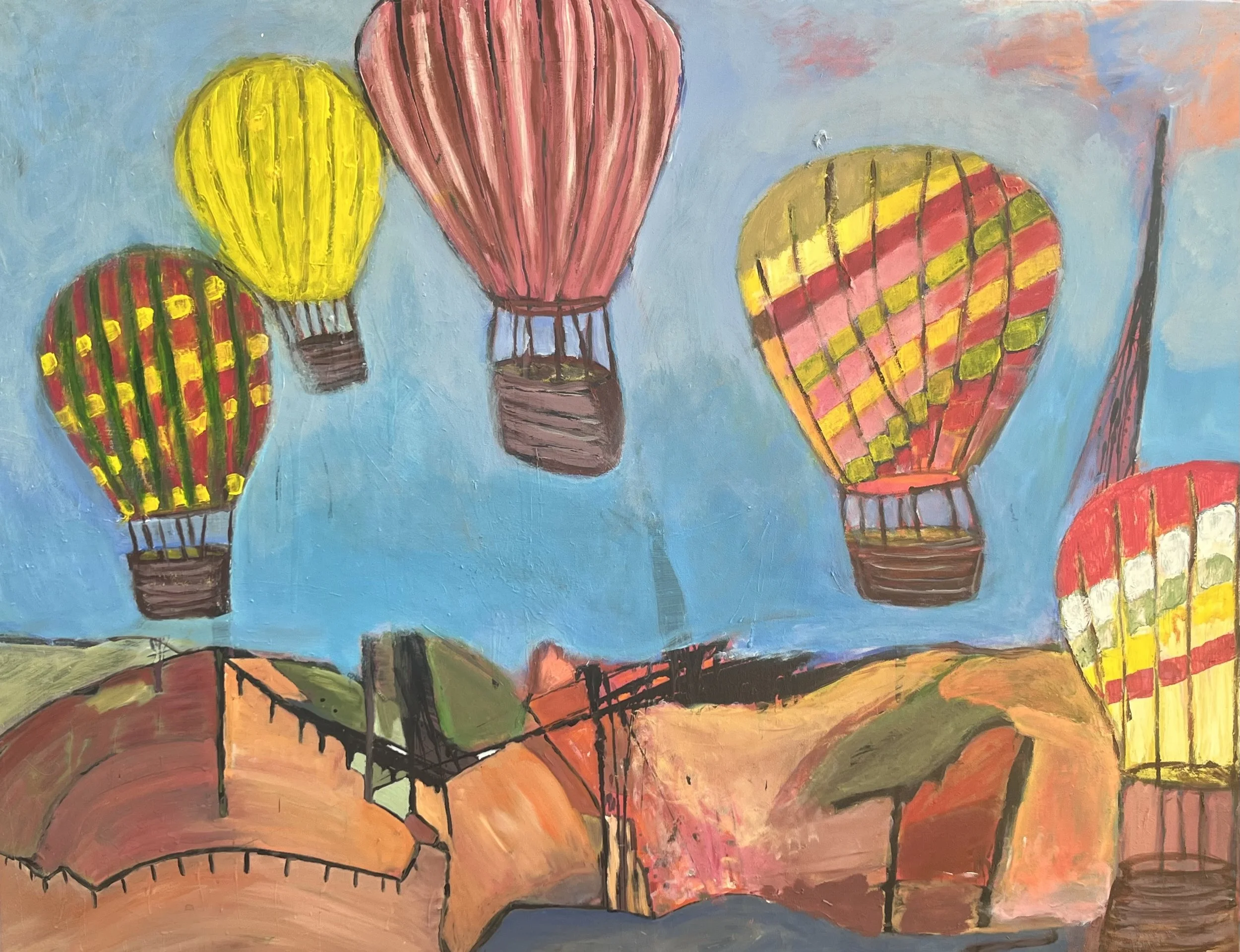 Balloons 45 x 35"