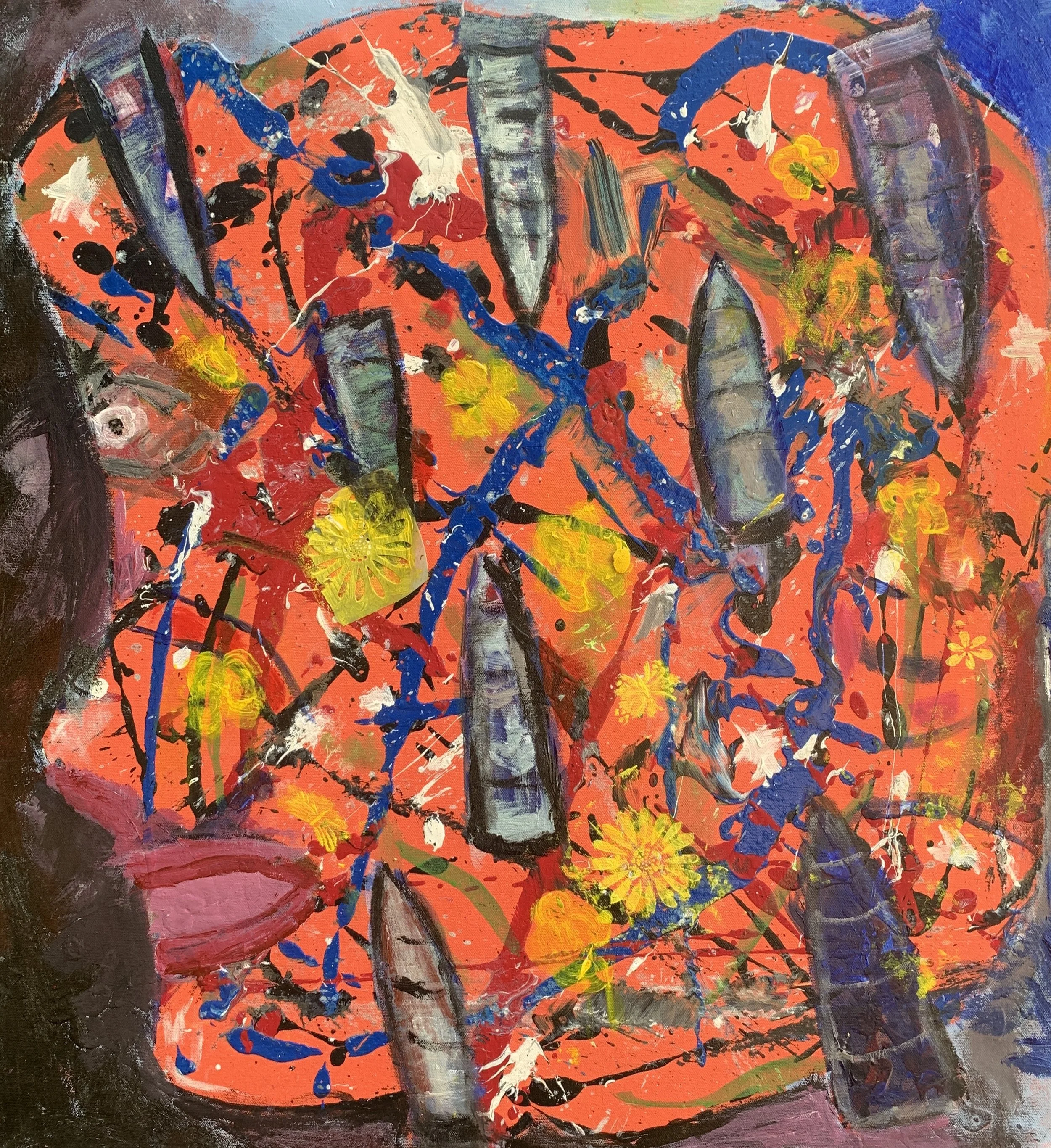 War on Myself 27 x 25