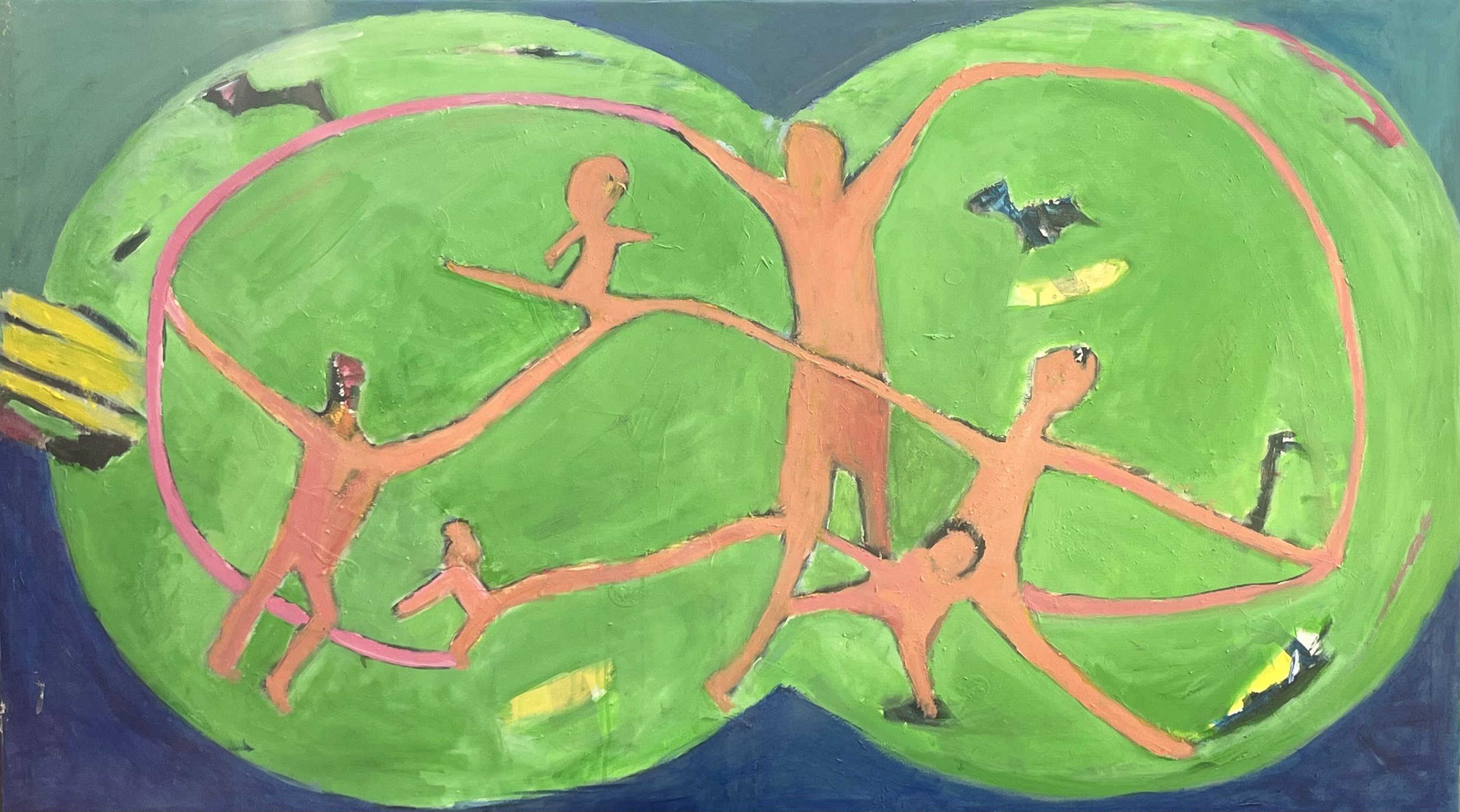 Playing In The Park W/ Matiss 60 x 34"