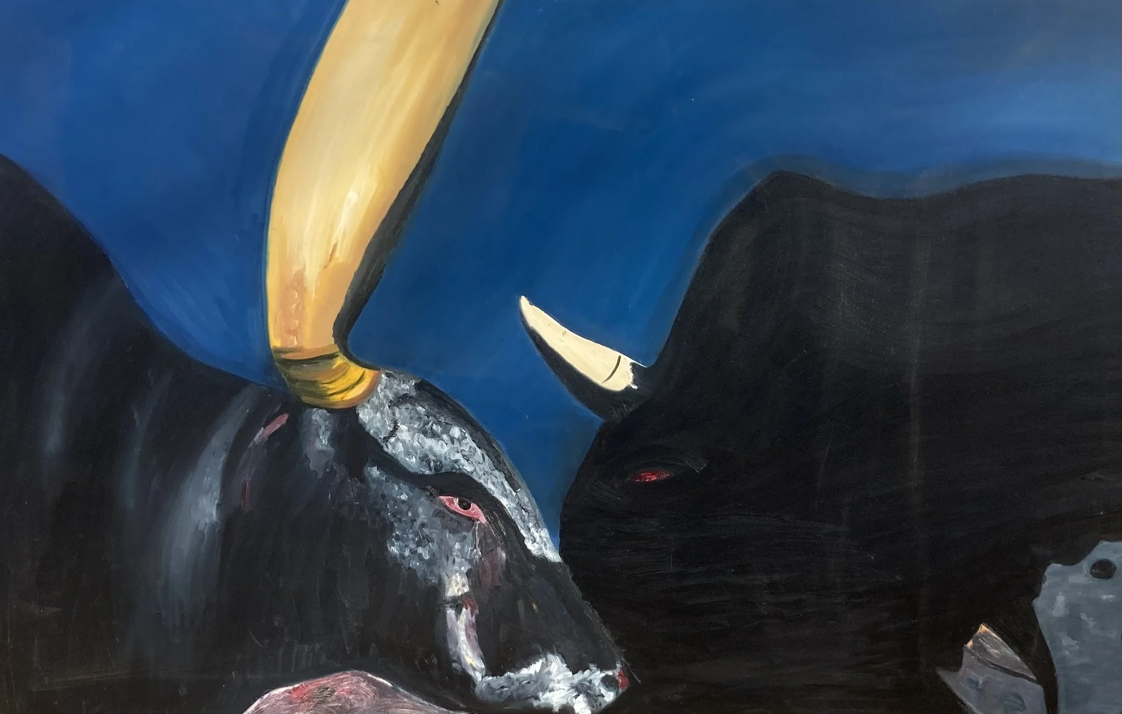 The Bulls 55 x 35"