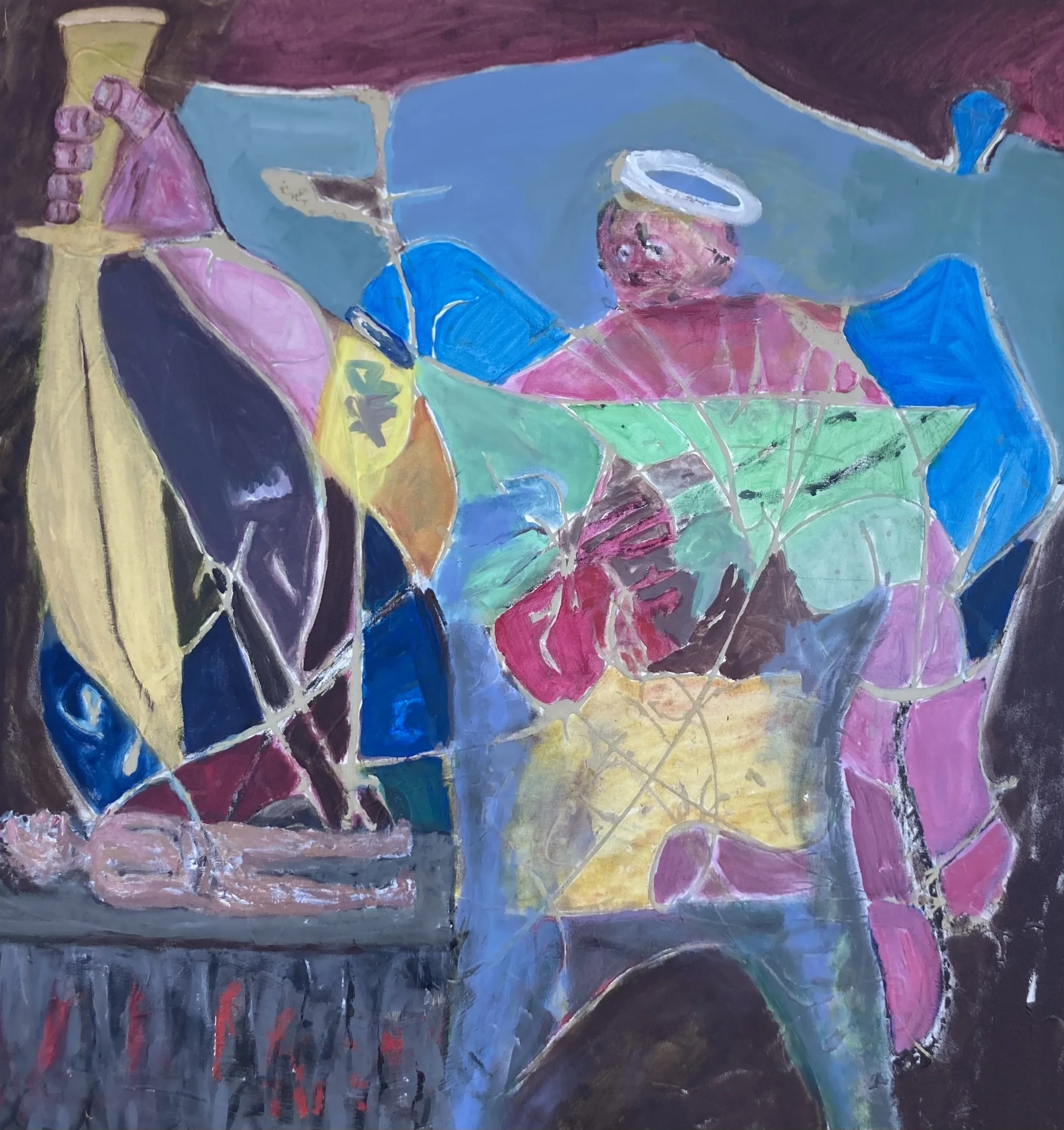 God Said To Abraham 34 x 34"