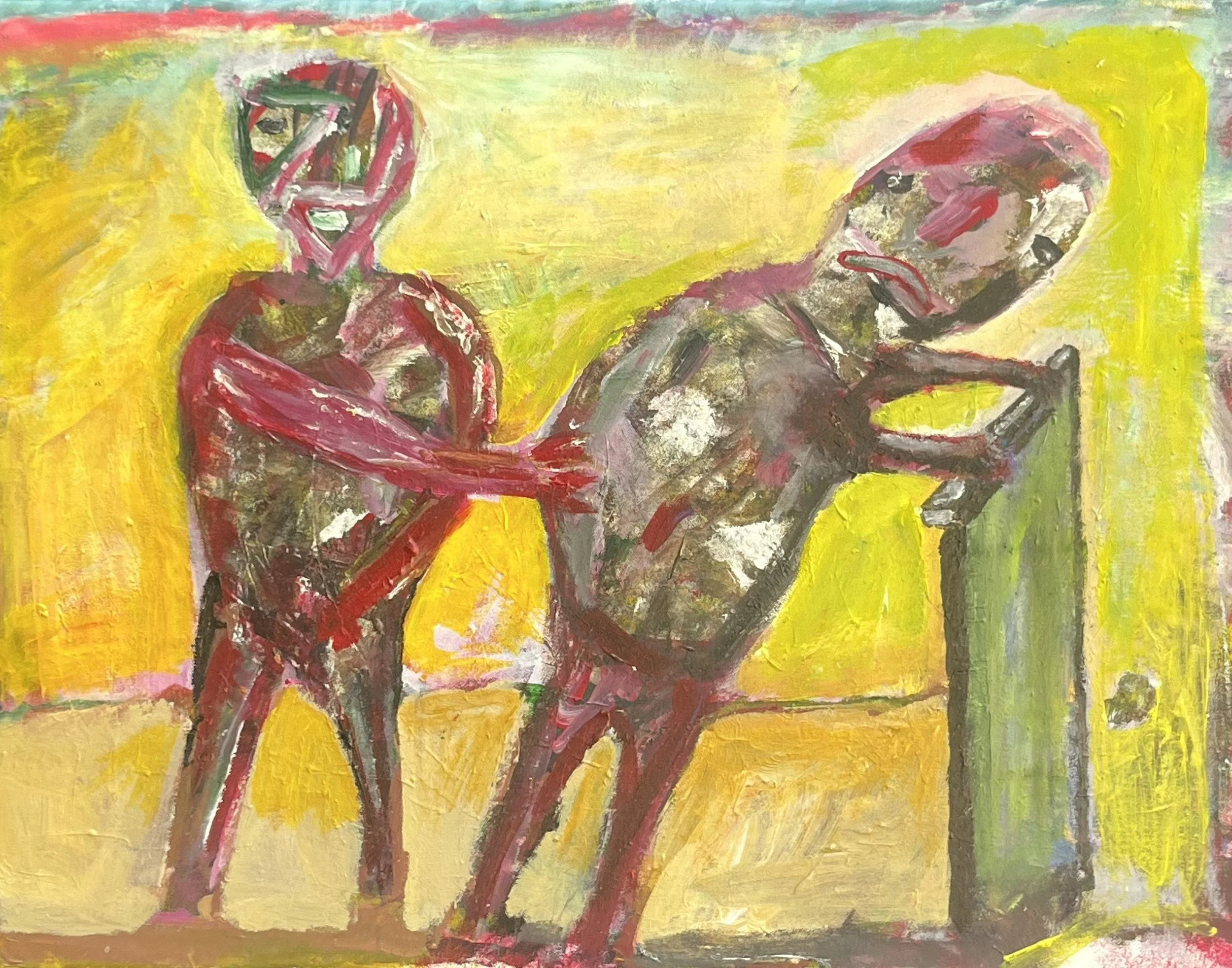 Two Figures 29 x 23"