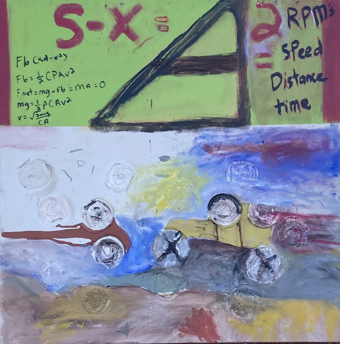 Speed Racers 24 x 24"
