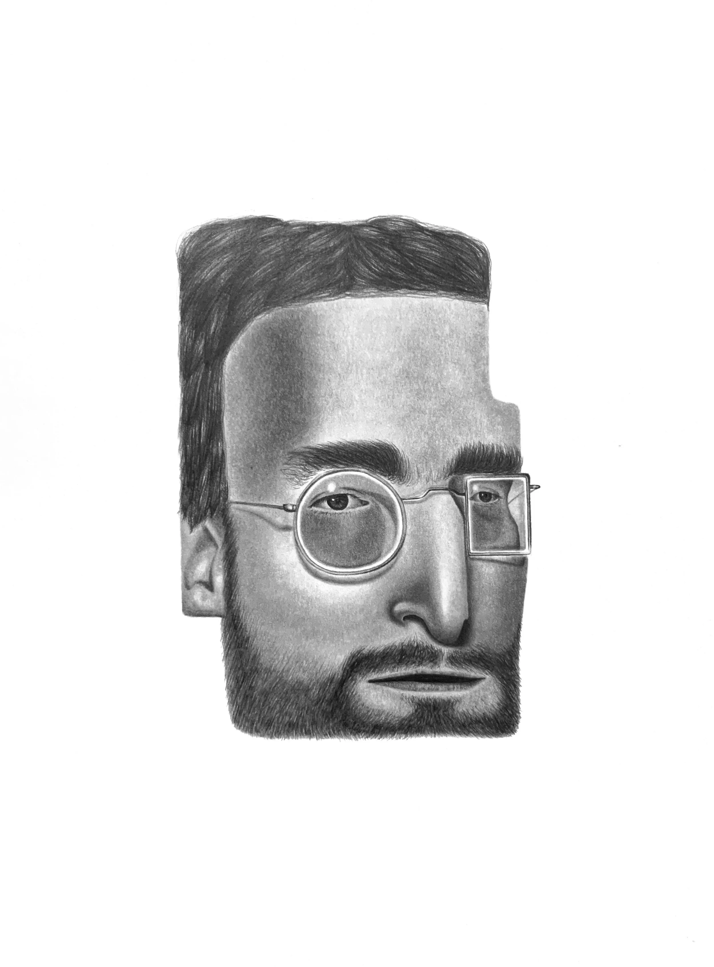 Lennon,
9 x 12,
Graphite on Bristol Board,
Available
