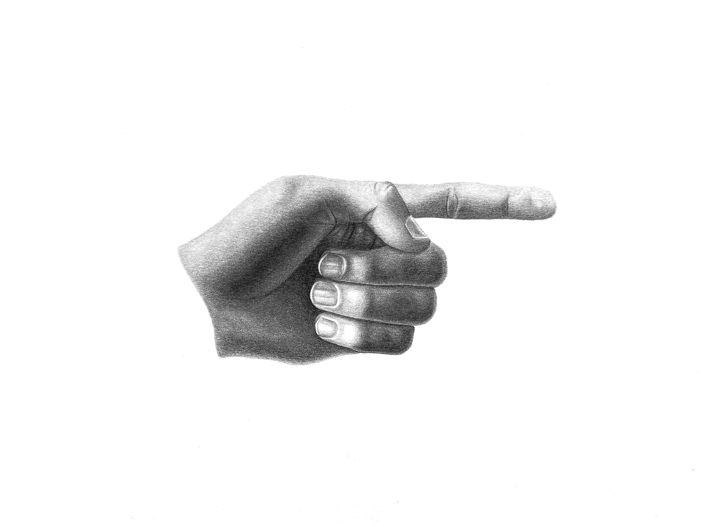 Direct,
9 x 12,
Graphite on Bristol Board,
Available