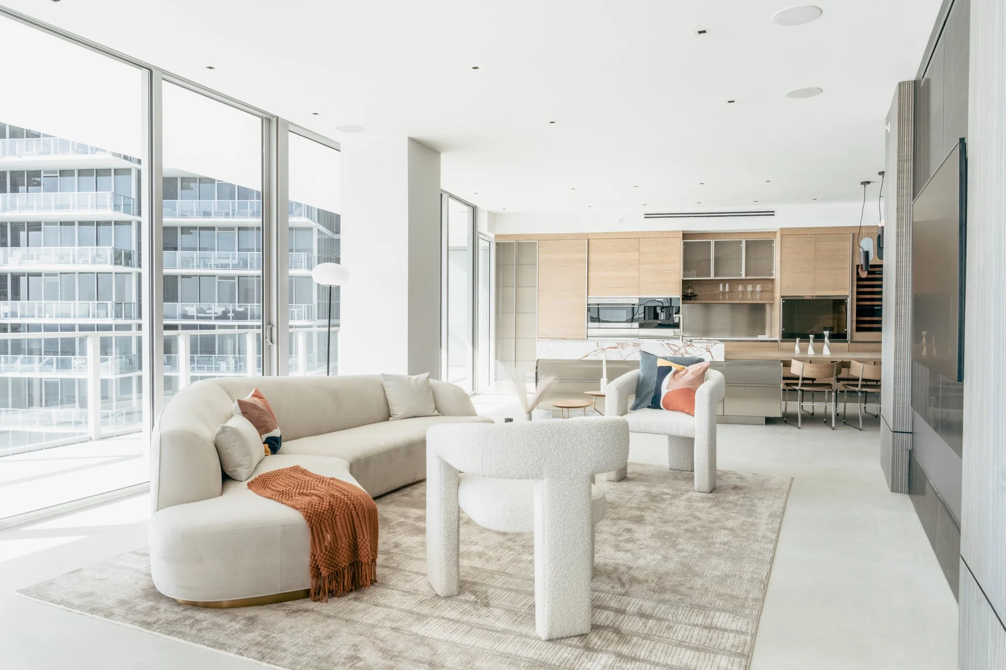 Luxury Furniture in High Rise Condo