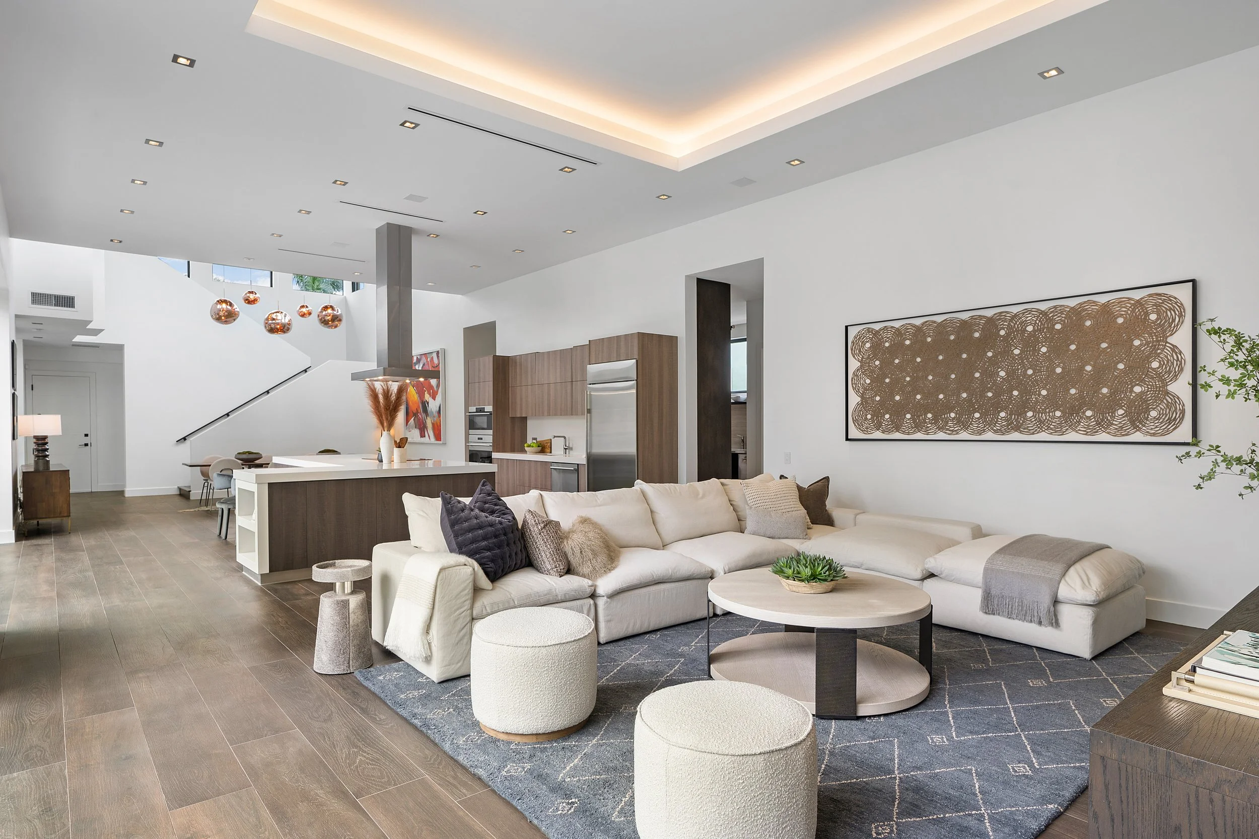 383 Thatch Palm Drive, Boca Raton - Living Room