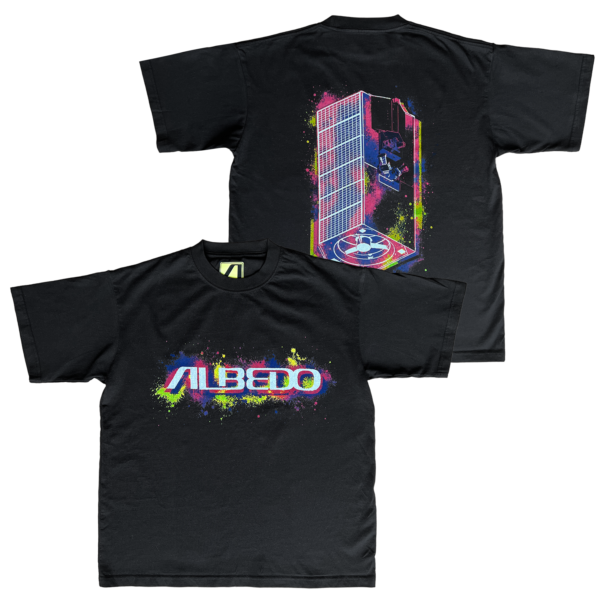 Spray Paint Black Tee