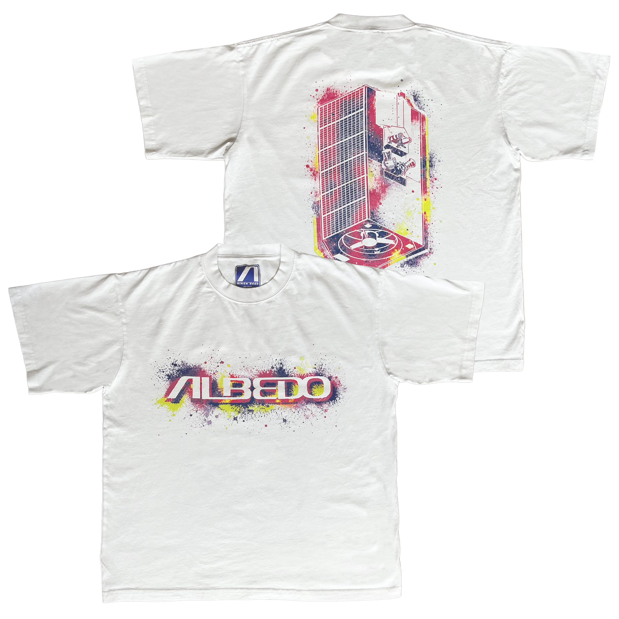 Spray Paint White Tee